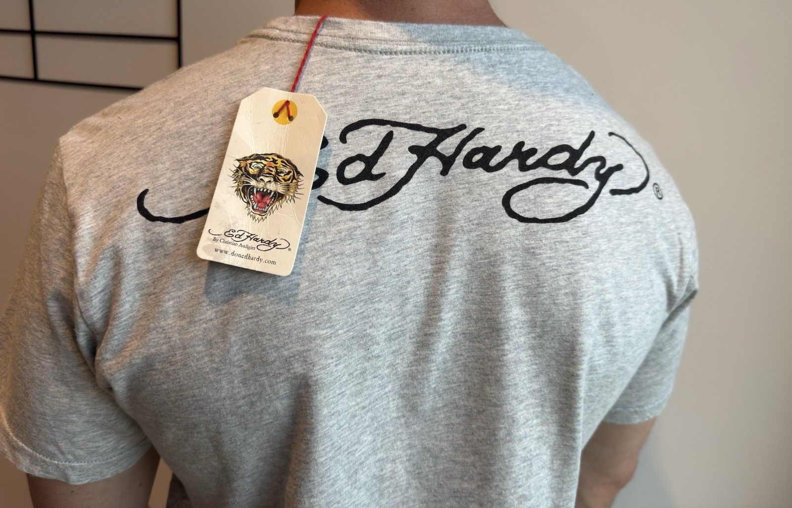 Ed Hardy Ed Hardy by Christian Audigler Mens T-Shirt Tee Emroidered Size US L / EU 52-54 / 3 - 5 Thumbnail