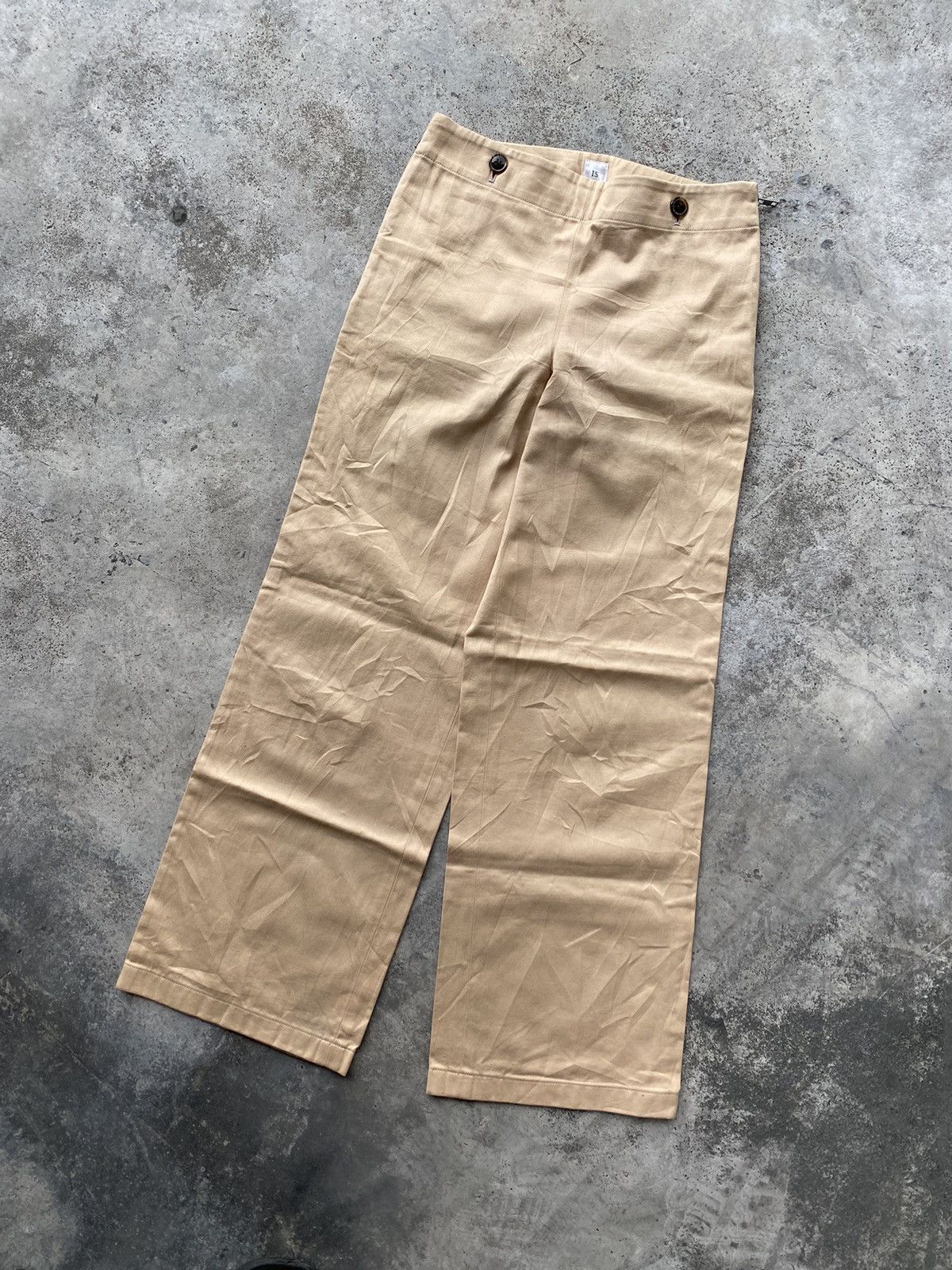 Issey Miyake × Japanese Brand Sick Design🔥Wide Pants 2 Side Zipper Size US 29 - 1 Thumbnail