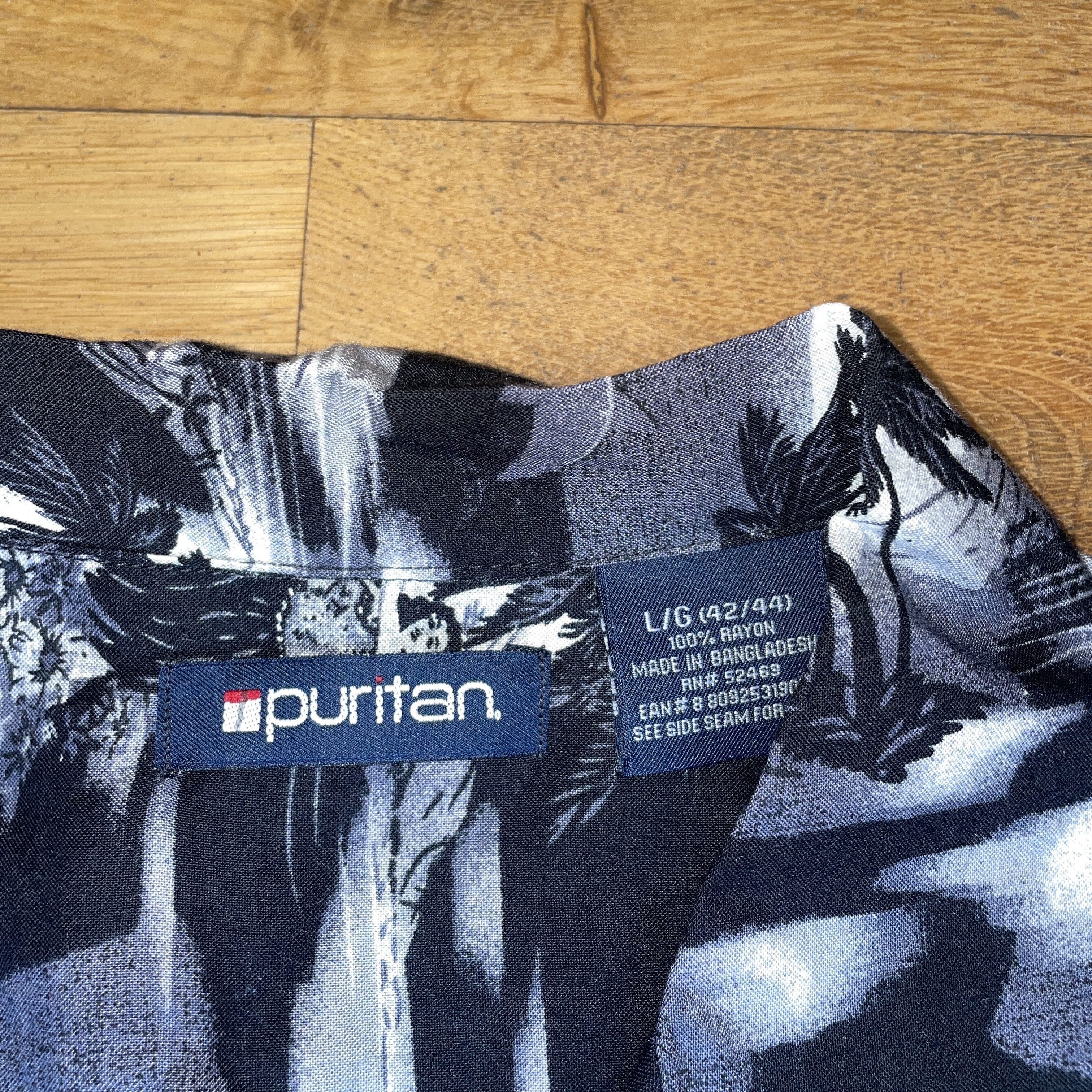Puritan Puritan Men's Elegant Vacation Rayon Shirt Size L - New Size US L / EU 52-54 / 3 - 2 Thumbnail