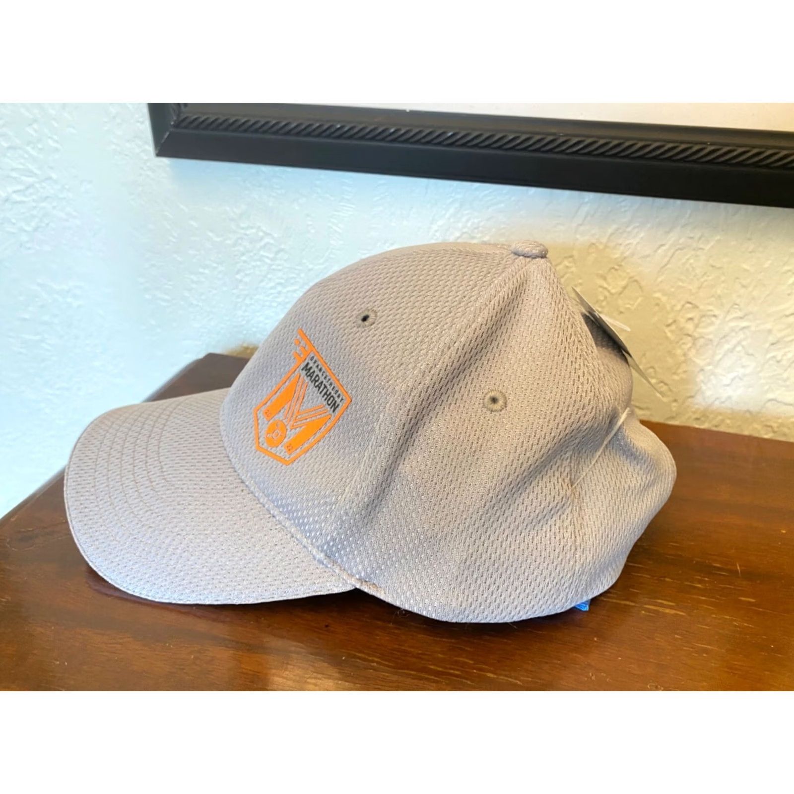 Theory Marathon Baseball Cap Hat Unisex Adults One Size Multi-Color Reflective Fish Pattern Denim Style Spring Adjustable Snapback Cap Size ONE SIZE - 2 Thumbnail