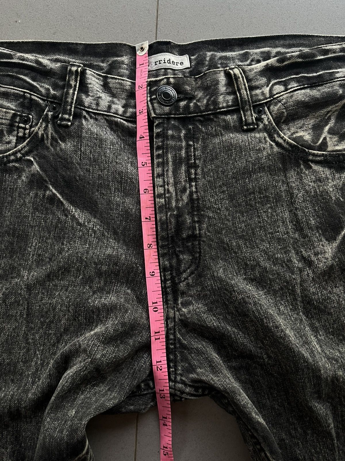 Isamu Katayama Backlash JAPANESE SORRIDERE WASHING FADED PATTERNS DENIM JEANS PANTS Size US 34 / EU 50 - 9 Thumbnail