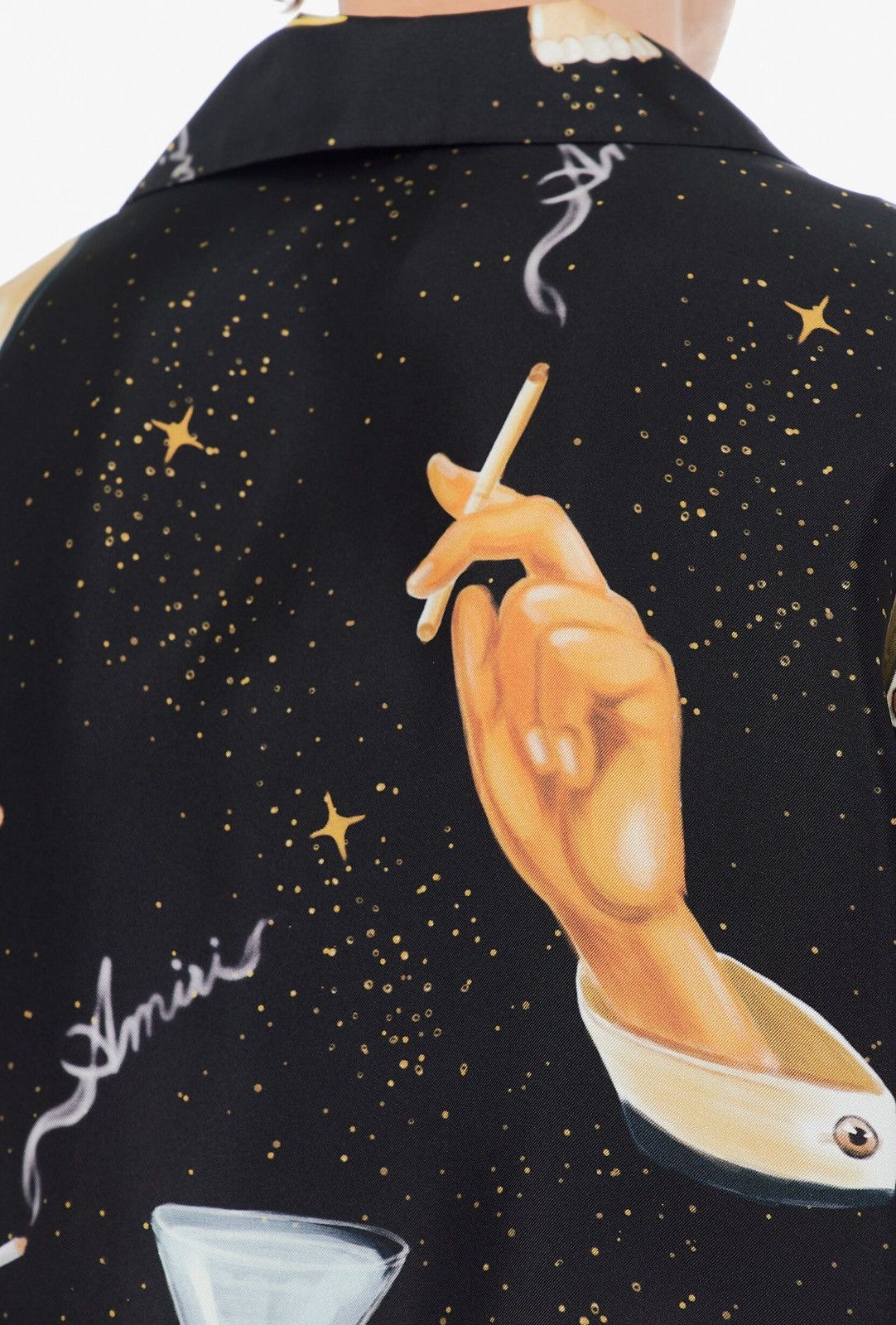 Amiri Last Size Amiri Champagne Print Silk Shirt Size US M / EU 48-50 / 2 - 3 Thumbnail