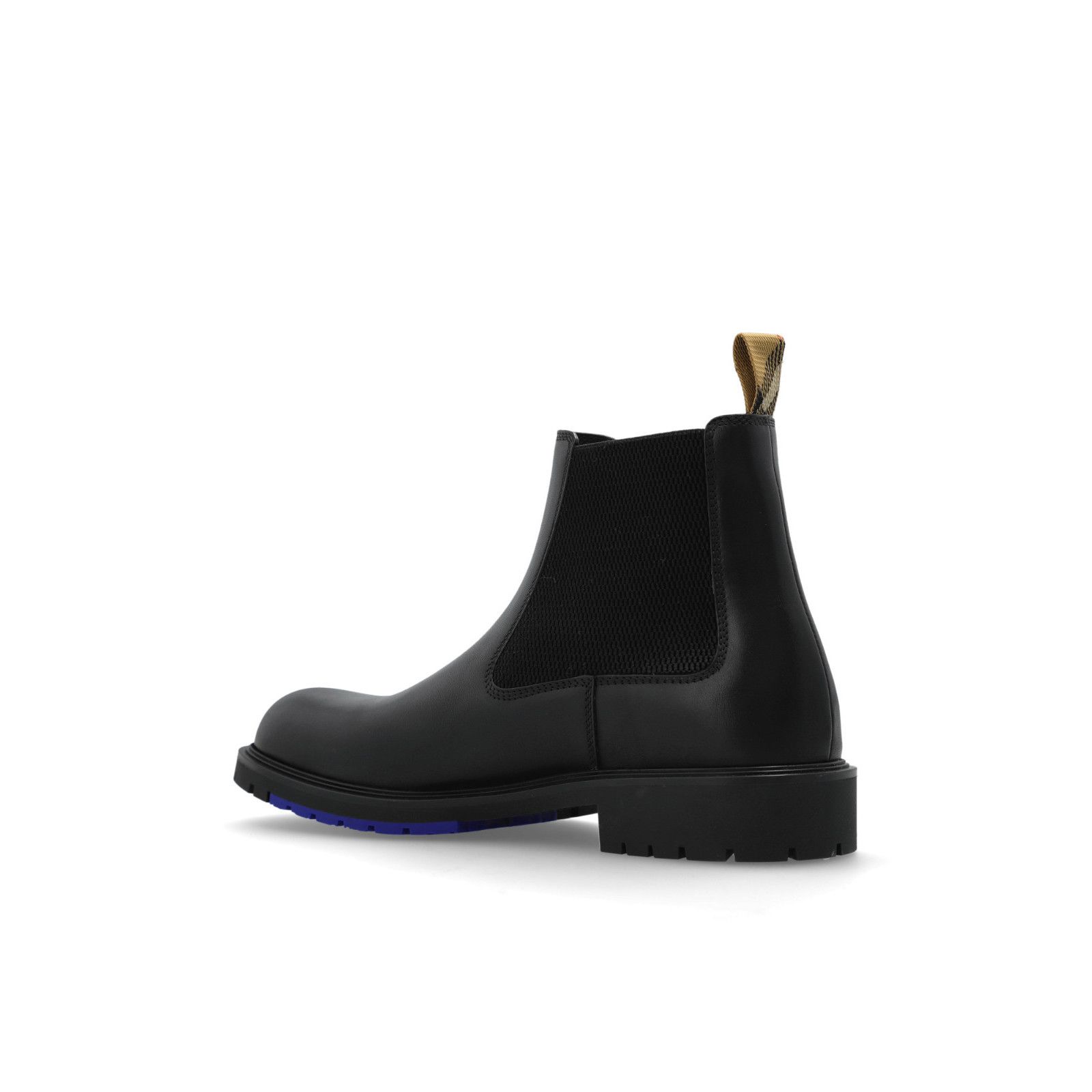 BURBERRY Black Leather Chelsea Ankle Boots New & Authentic (