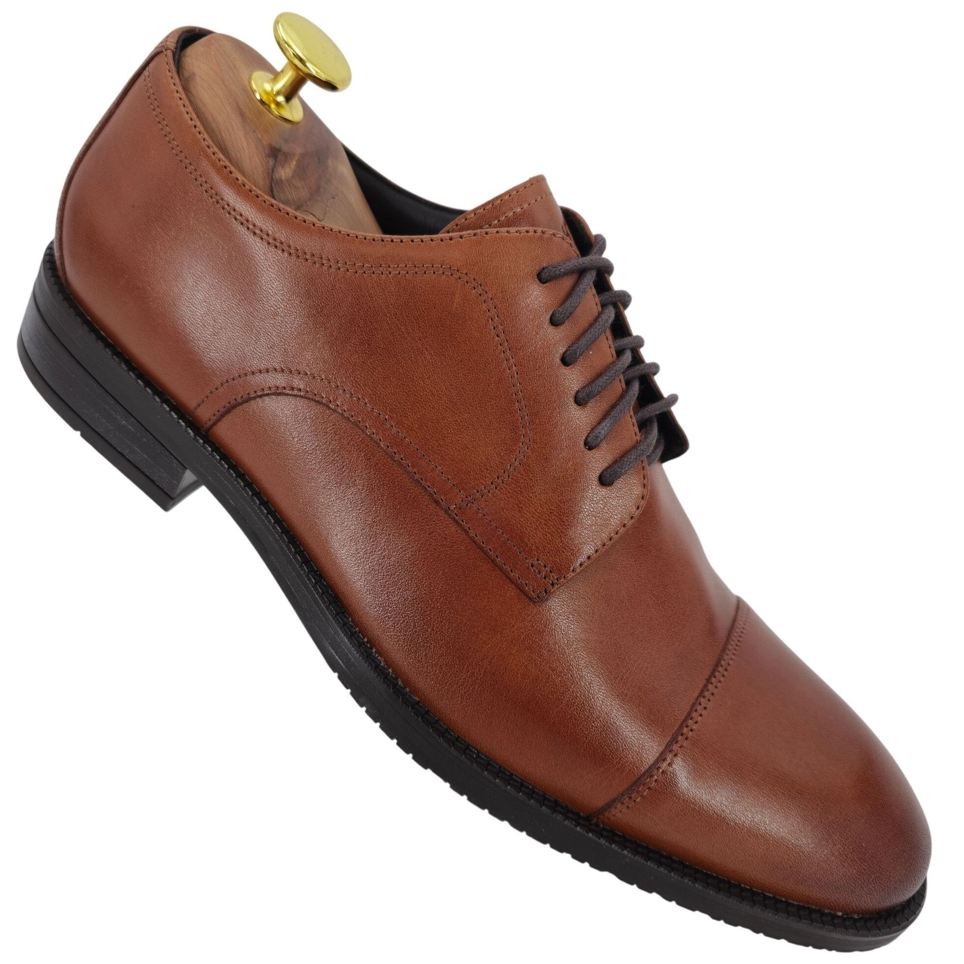 NEW Cole Haan Modern Essentials Brown Leather Dress Shoe 8.5