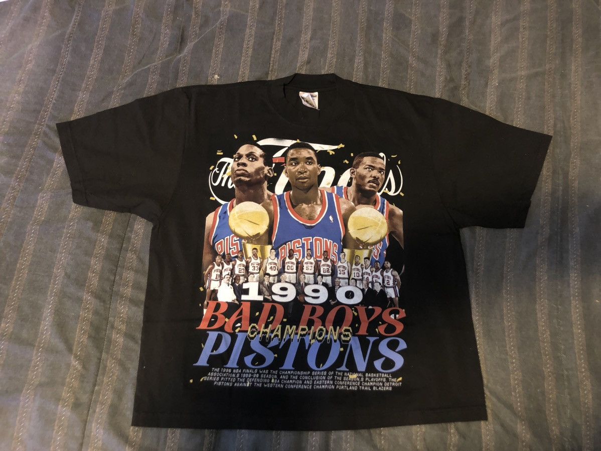 NBA × Rap Tees Detroit pistons Size US XL / EU 56 / 4 - 4 Thumbnail