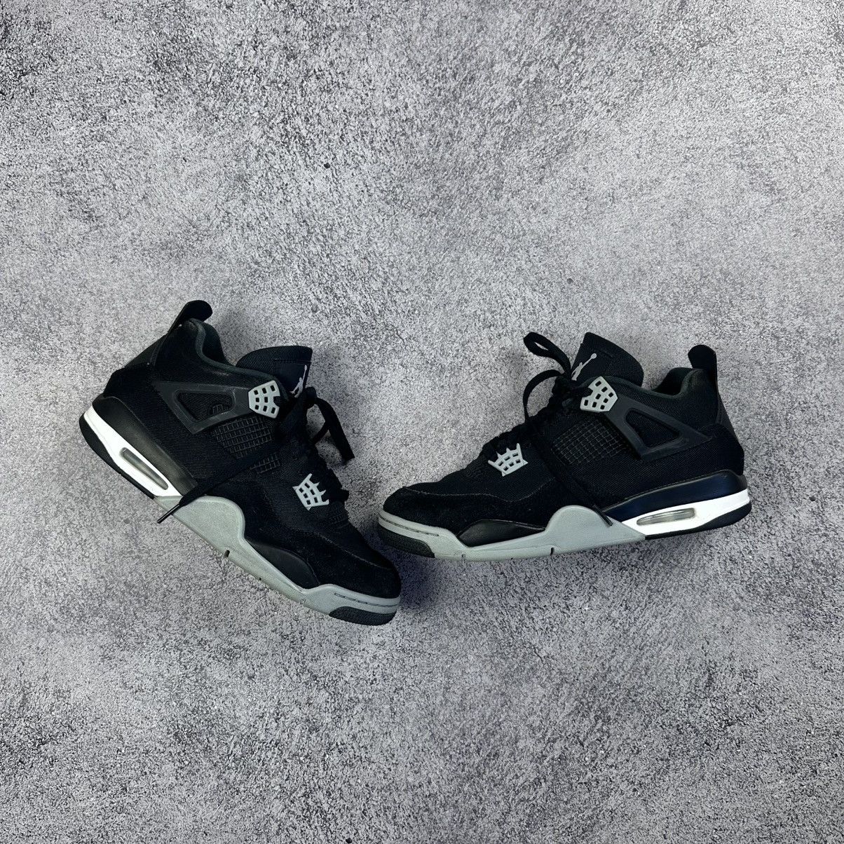 Jordan Brand Nike Air Jordan 4 Retro SE ‘Black Canvas’ Shoes - Size 11 Size US 11 / EU 44 - 1 Thumbnail
