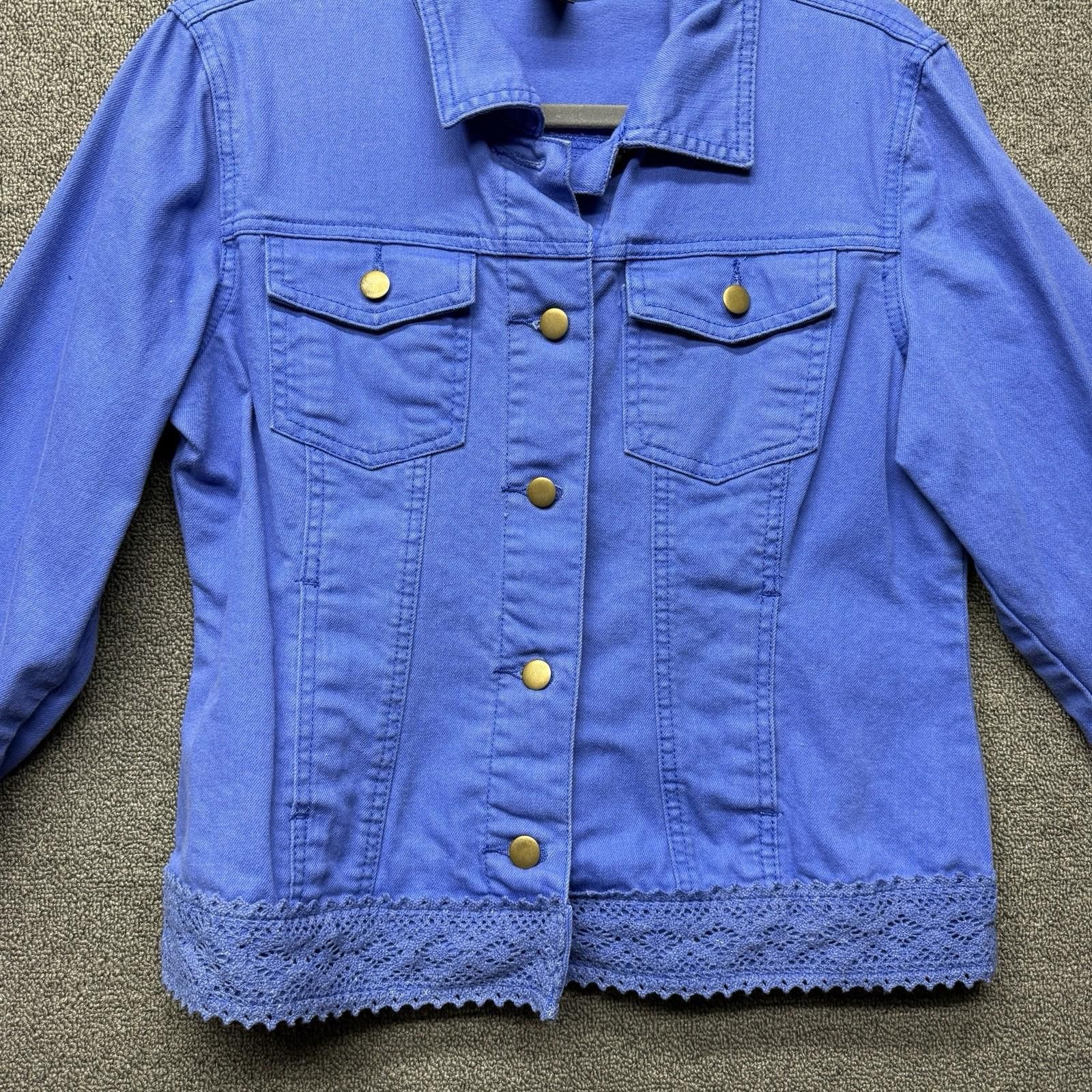 Other Vintage Twiggy London Vibrant Indigo Blue Denim Women’s M Size M / US 6-8 / IT 42-44 - 4 Thumbnail
