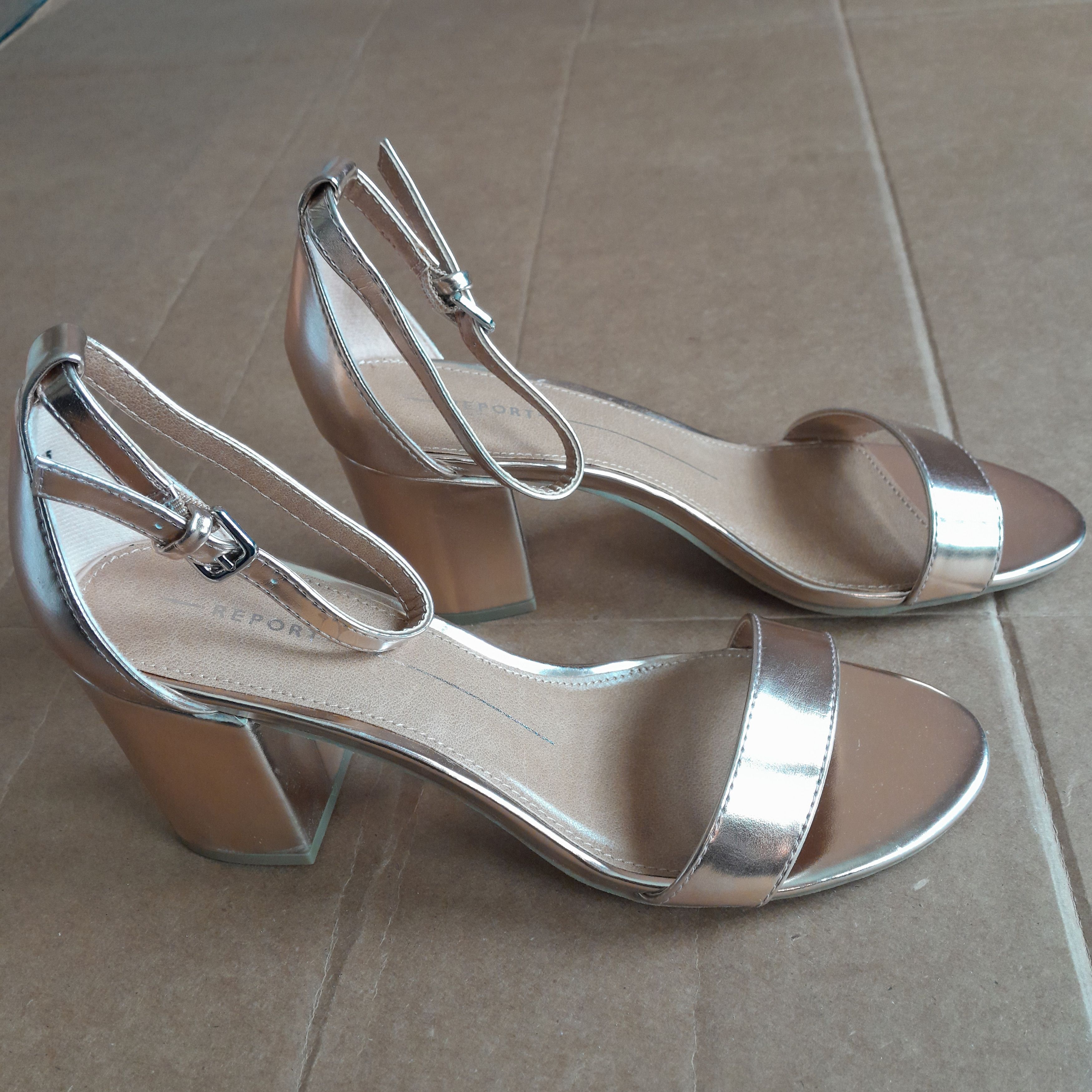 Other Report Women’s Payson Rose Gold Block Heel Shoes Size US 6.5 / IT 36.5 - 1 Thumbnail
