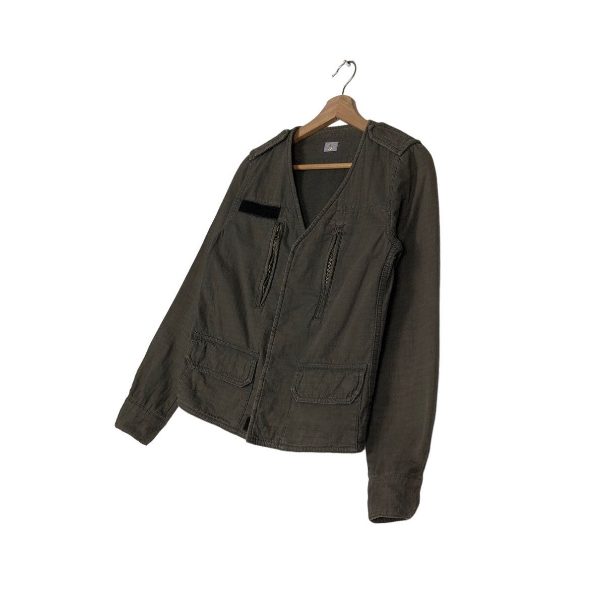 Japanese Brand 🔥CROPPED BIKER JACKET BONDAGE MILITARY NU JAPAN Size US M / EU 48-50 / 2 - 2 Thumbnail