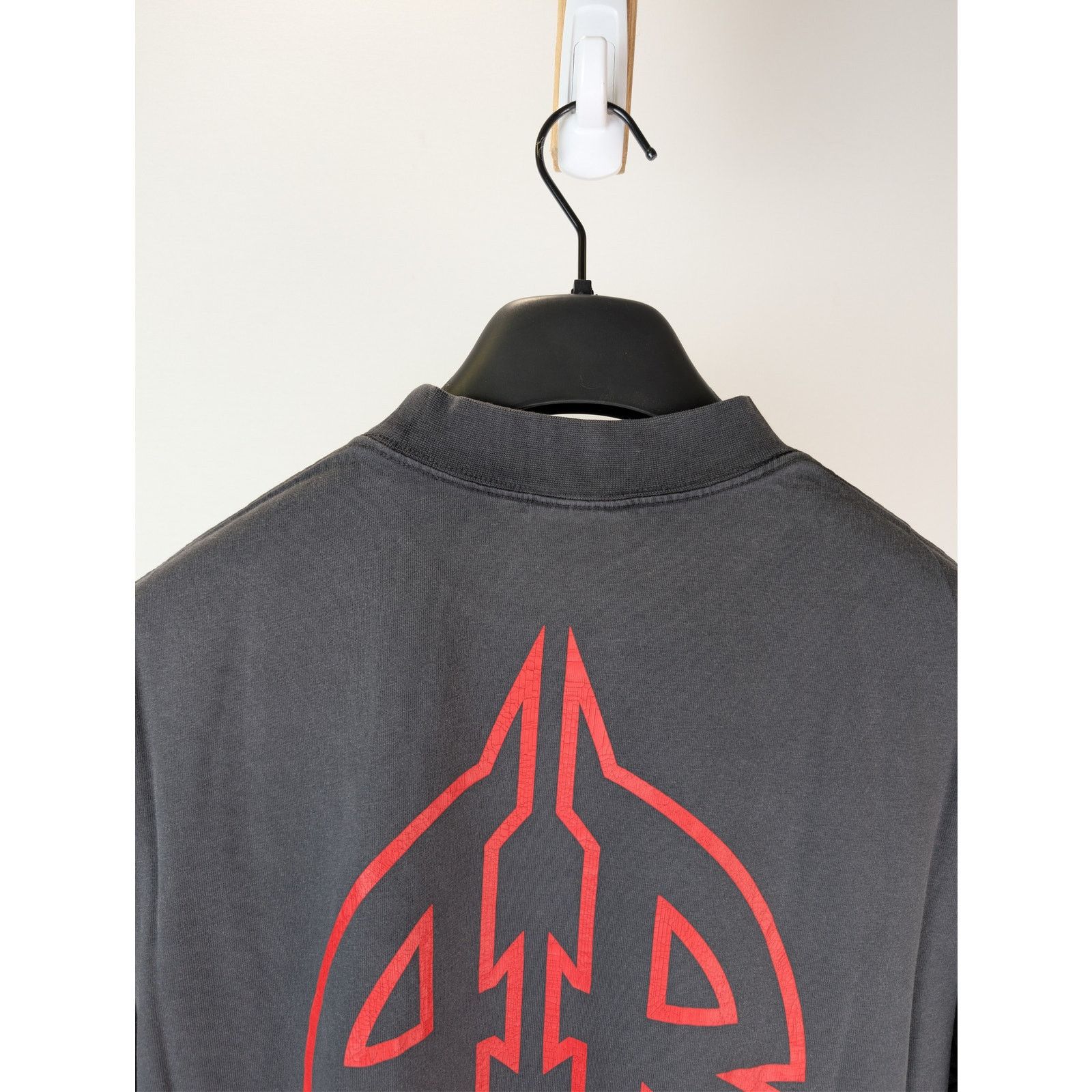 Balenciaga o1rshd1 Q:2 / Metal BB Vintage Jersey Medium Fit T-Shirt Size US M / EU 48-50 / 2 - 15 Thumbnail