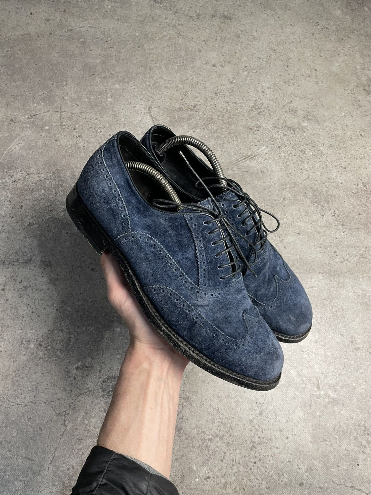 Brioni Brioni Low Top Suede Shoes Luxury RARE Size US 8 / EU 41 - 1 Thumbnail