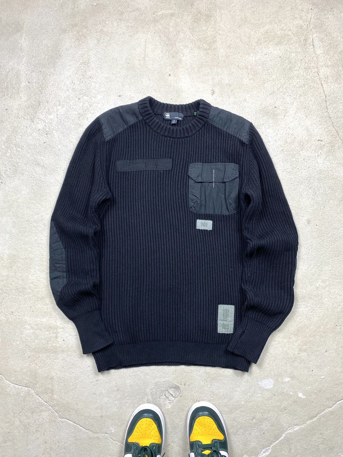 G-Star Vintage G Star Raw Striped Japanese Knit Sweater Archive Size US S / EU 44-46 / 1 - 1 Thumbnail