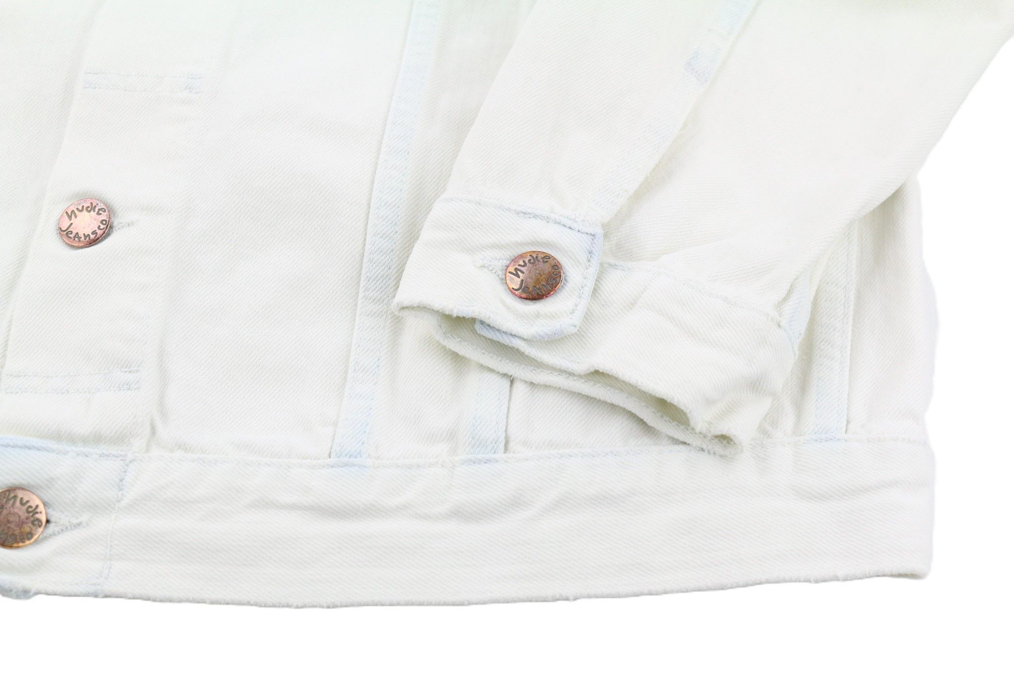 Nudie Jeans TERRY XL Extreme Bleach Light Jacket 81035 Size US XL / EU 56 / 4 - 5 Thumbnail