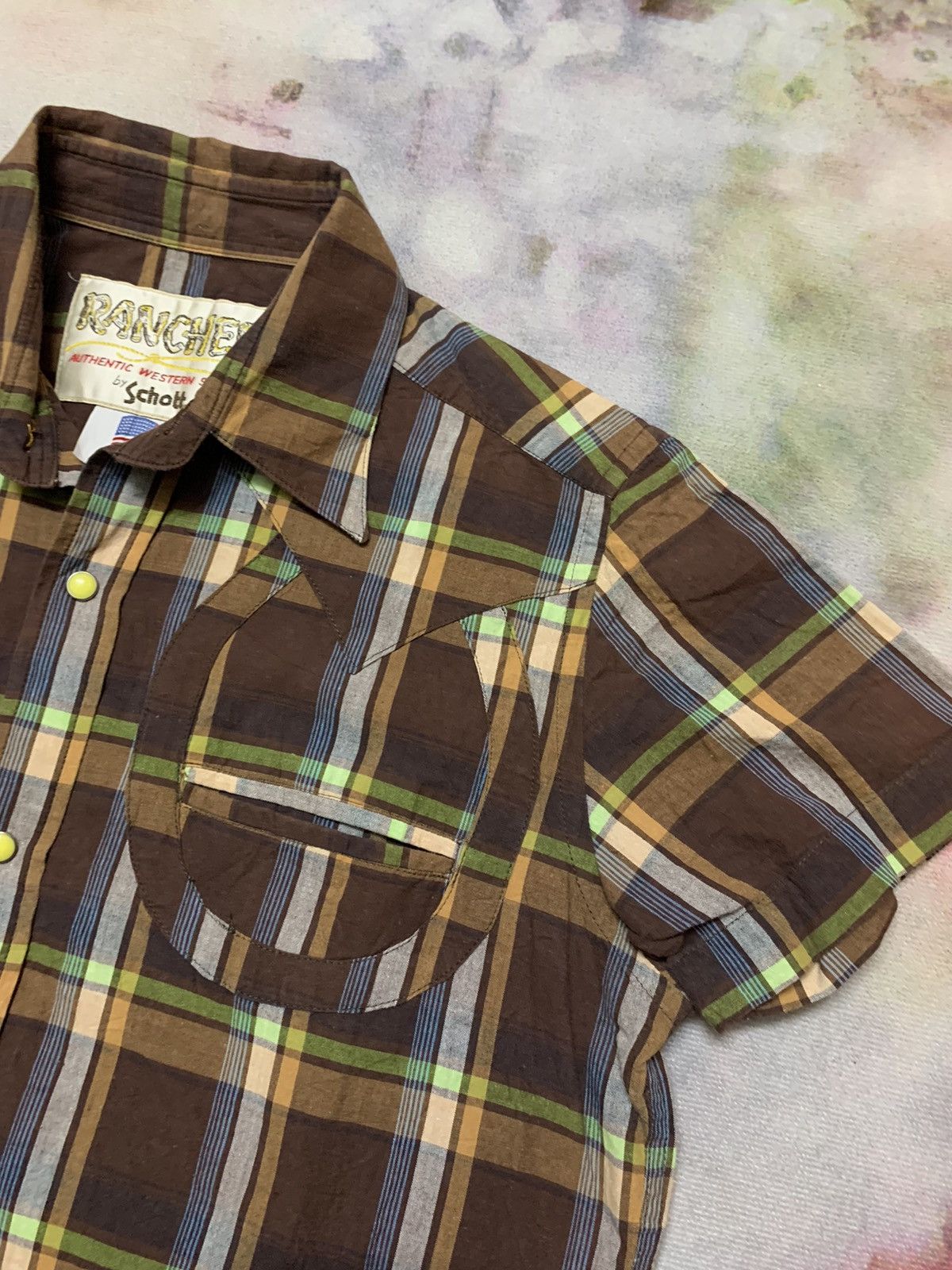 Schott Vintage SCHOTT Rancher Wear Shirt Western Size US S / EU 44-46 / 1 - 6 Thumbnail