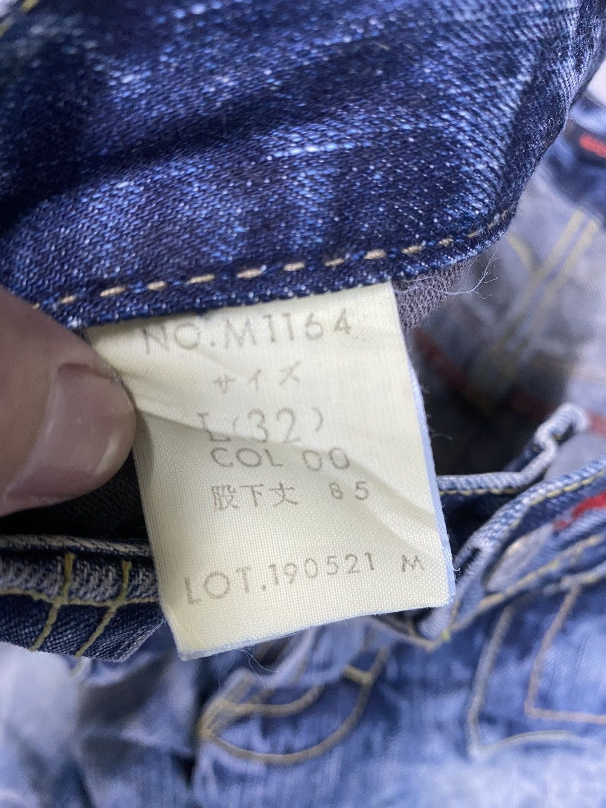 Japanese Brand Blue Way Made In Nippon Flare Denim Faded Pant Size US 32 / EU 48 - 8 Thumbnail