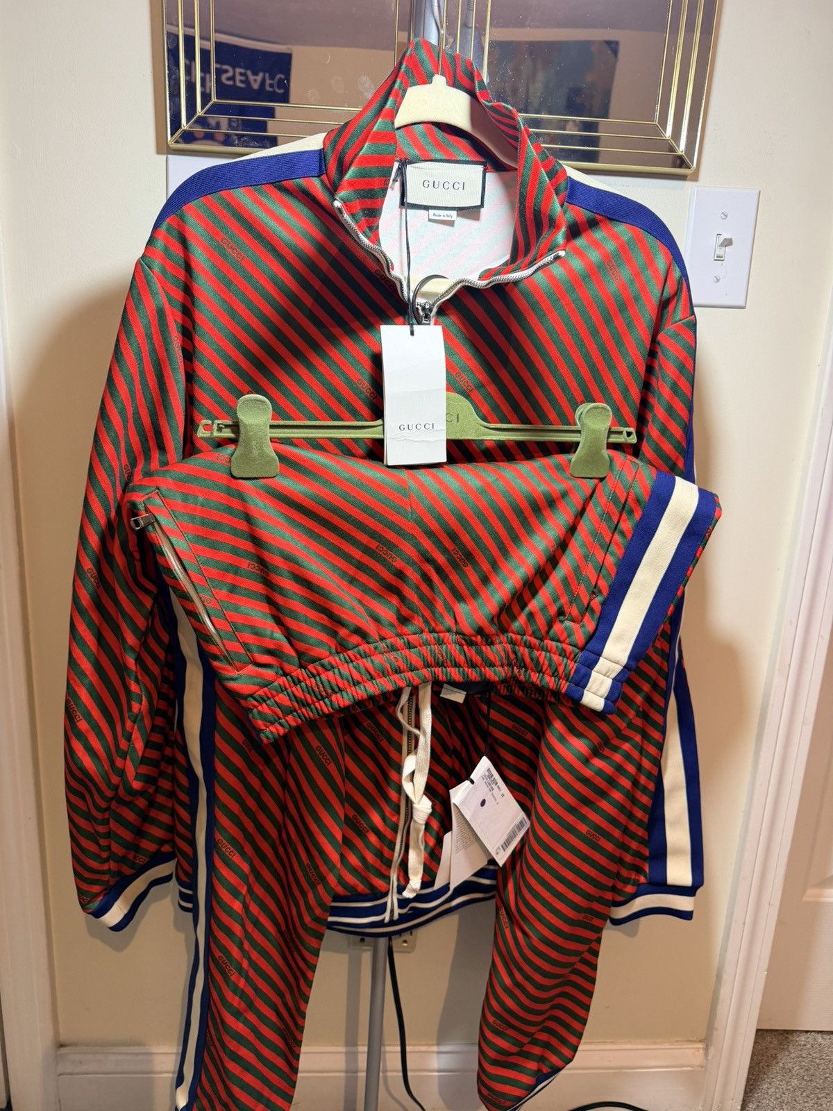 Gucci Gucci over jogging Jacket and SweatPant technical JE Size 46R - 1 Thumbnail