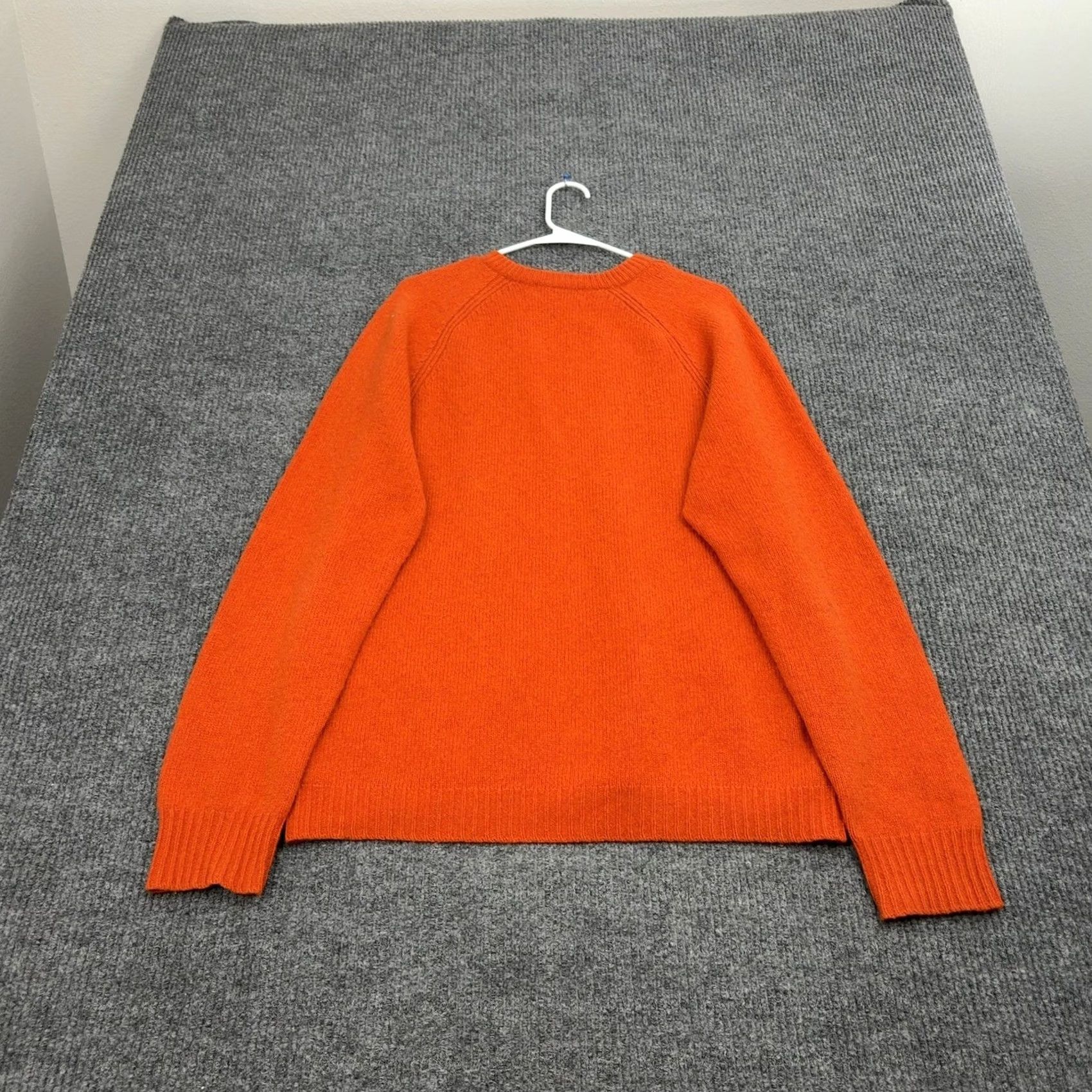 J.Crew J.CREW Sweater Mens XL Orange Wool Raglan Sleeve Crewneck Classic Preppy Size US XL / EU 56 / 4 - 5 Thumbnail