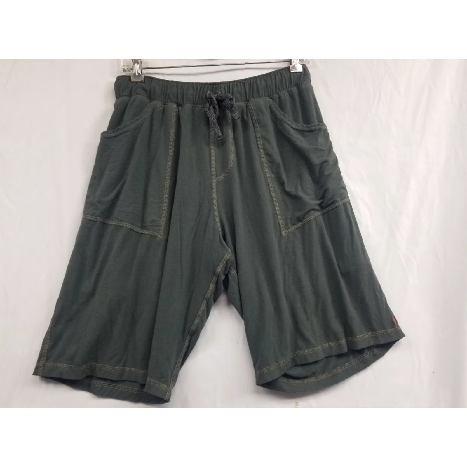 Vintage Ggo Men Shorts L Green Chino Lined Outdoor Comfort Organic Clothier Large Size US 33 - 2 Thumbnail