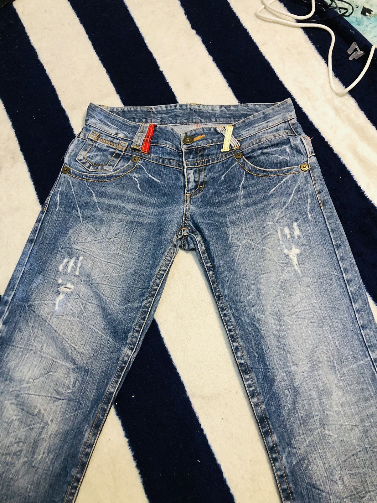Japanese Brand × Jean Authentic Style Double Waist (1) Size US 34 / EU 50 - 3 Thumbnail