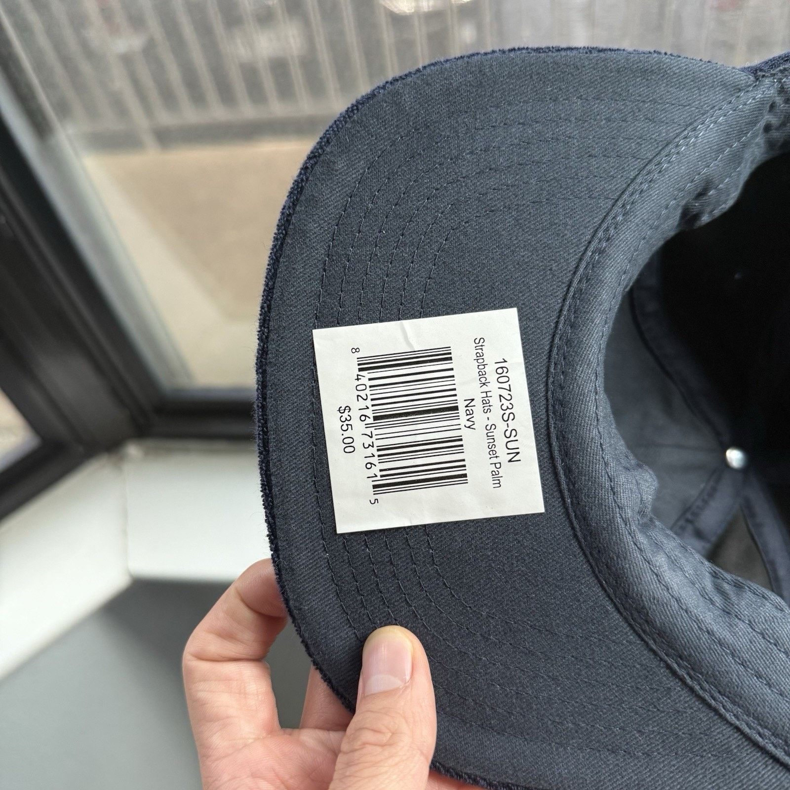 Howler Brothers Howler Brothers Cotton Sunset Palms Blue Hat Strapback Size ONE SIZE - 5 Thumbnail