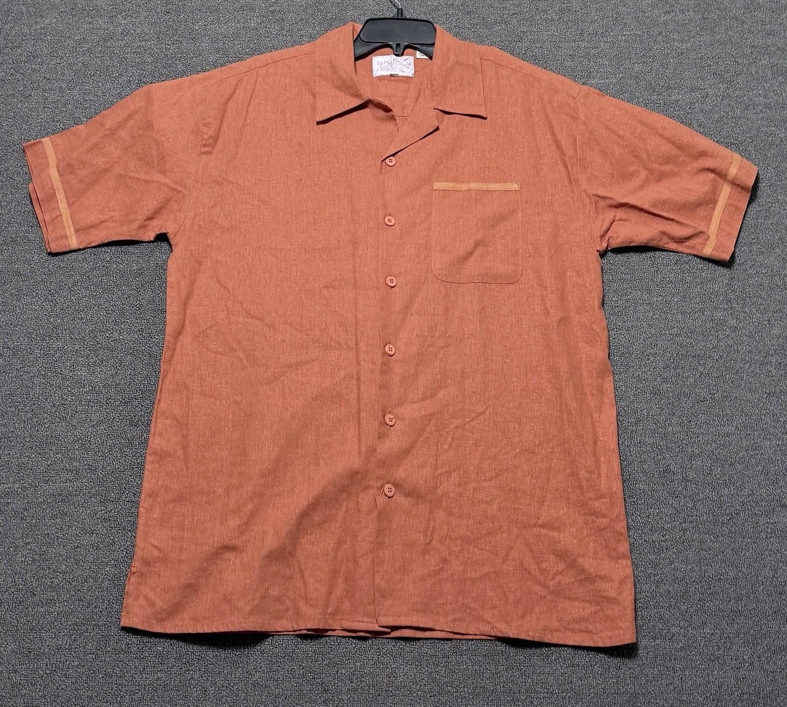 Other VTG Linen Connection Hawaiian Shirt Burnt Orange Mens L Size US L / EU 52-54 / 3 - 1 Thumbnail