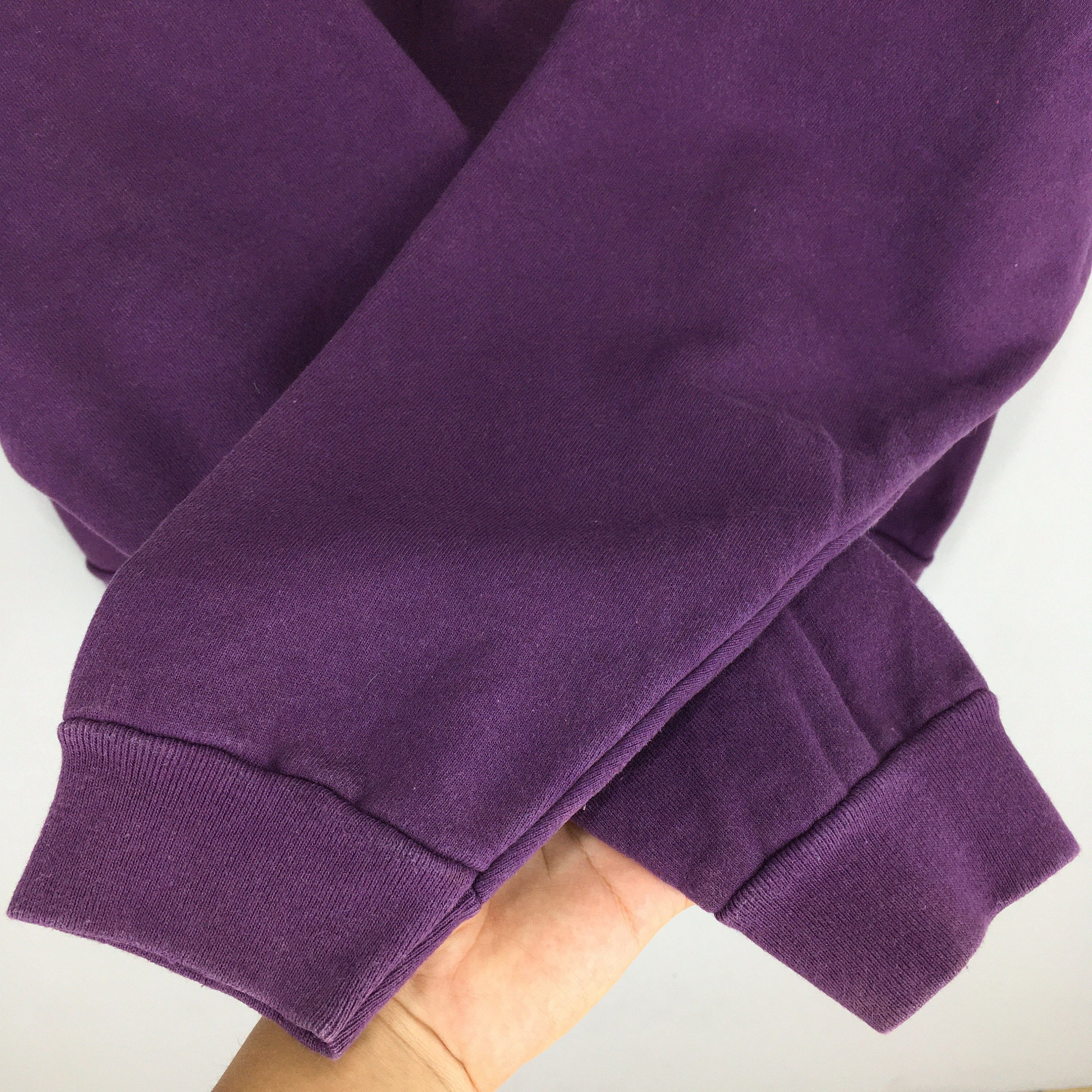Vintage Plain Sports Purple Baggy Sweatshirt Jumper Large Size US L / EU 52-54 / 3 - 5 Thumbnail