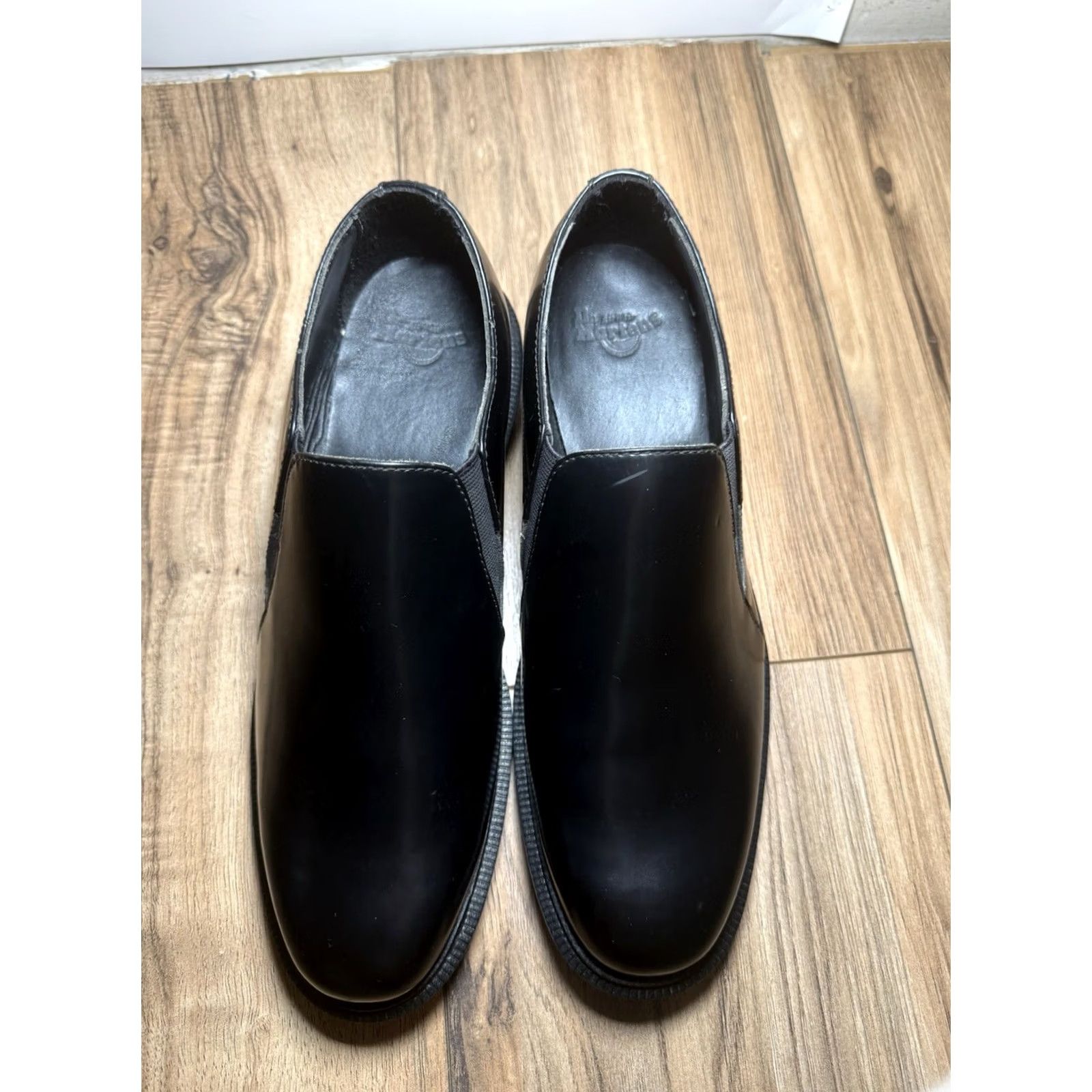Dr. Martens Dr. Martens Rosyna Loafer Black Polished Smooth Leather Womens Size 8 US 39 Size US 6 / IT 36 - 6 Thumbnail