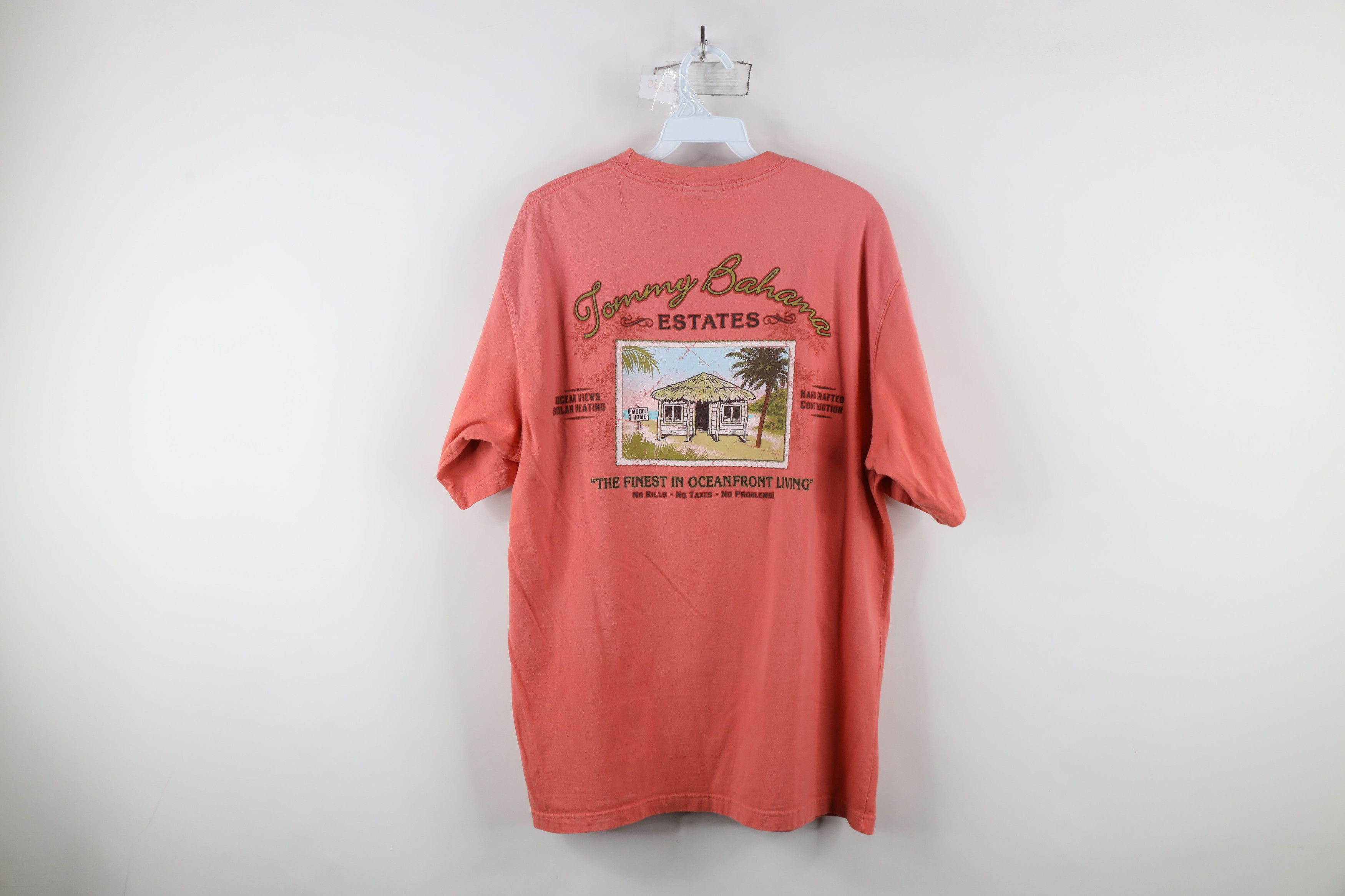 Tommy Bahama × Vintage Vintage Tommy Bahama Estates Spell Out Beach House T-Shirt Size US M / EU 48-50 / 2 - 9 Thumbnail