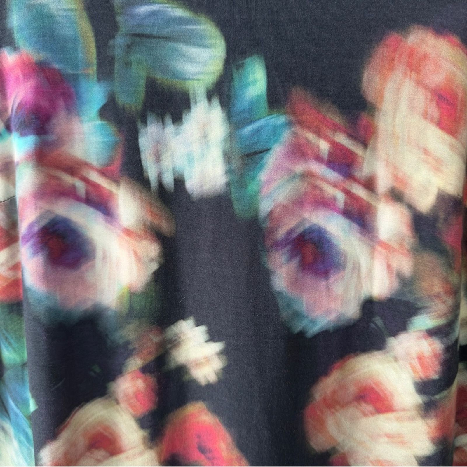 Karen Kane Avant Garden Abstract Dress Floral Sheath Dress