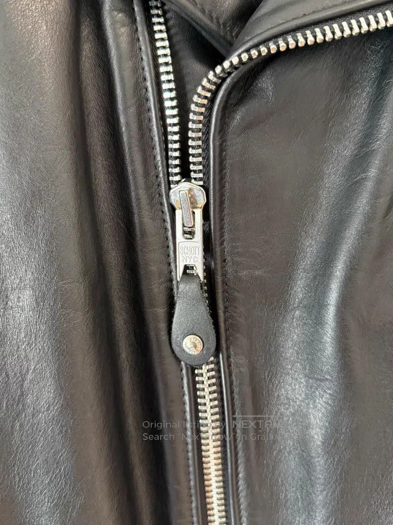 Schott Schott Black leather jacket Size US XS / EU 42 / 0 - 5 Thumbnail