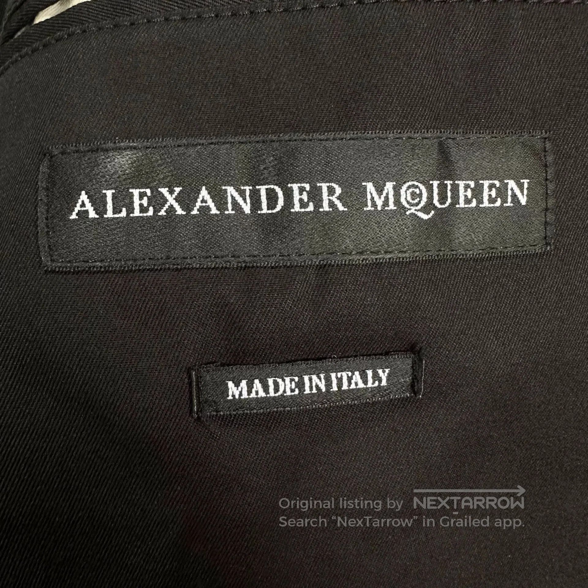 Alexander McQueen Alexander McQueen Embroidered Biker Jacket. Size US L / EU 52-54 / 3 - 5 Thumbnail