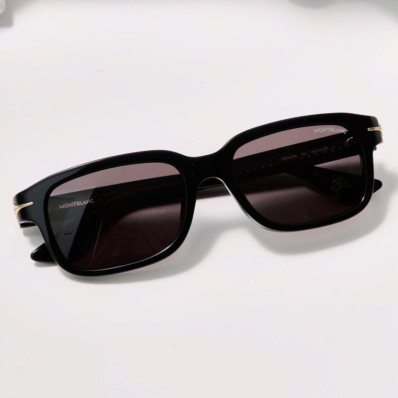 Montblanc MONTBLANC MB0436S 001 SUNGLASSES Size ONE SIZE - 6 Thumbnail