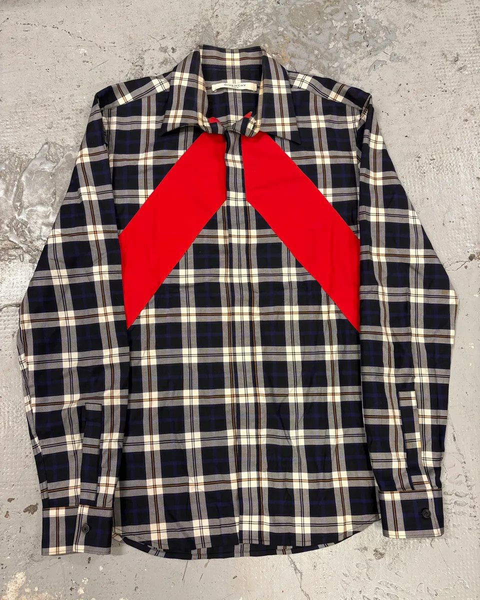 Givenchy SS2015 Givenchy Tartan Red Lines Shirt Size US M / EU 48-50 / 2 - 1 Thumbnail