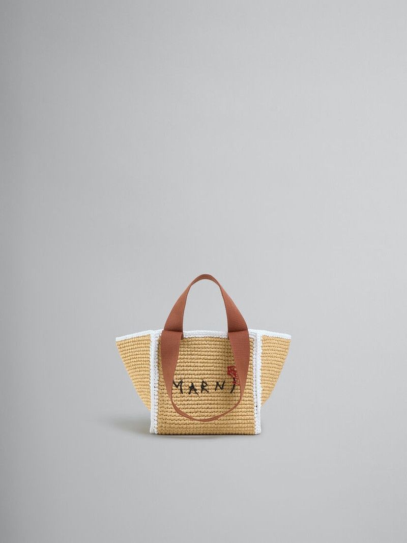 Marni o1w1db11125 Size :OS/Sillo Shoulder Bag in Beige Size ONE SIZE - 1 Thumbnail