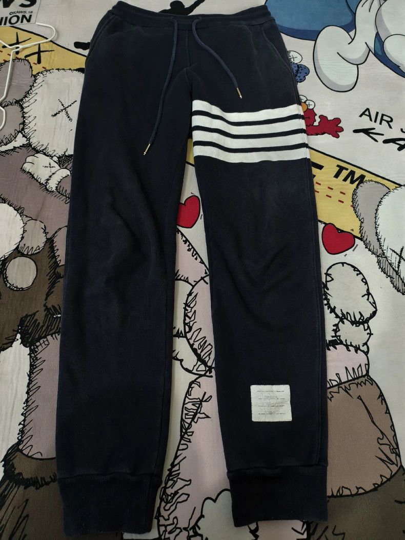 Thom Browne Thom Browne size 0 Blue velveteen trousers Size US 38 / EU 54 - 1 Thumbnail