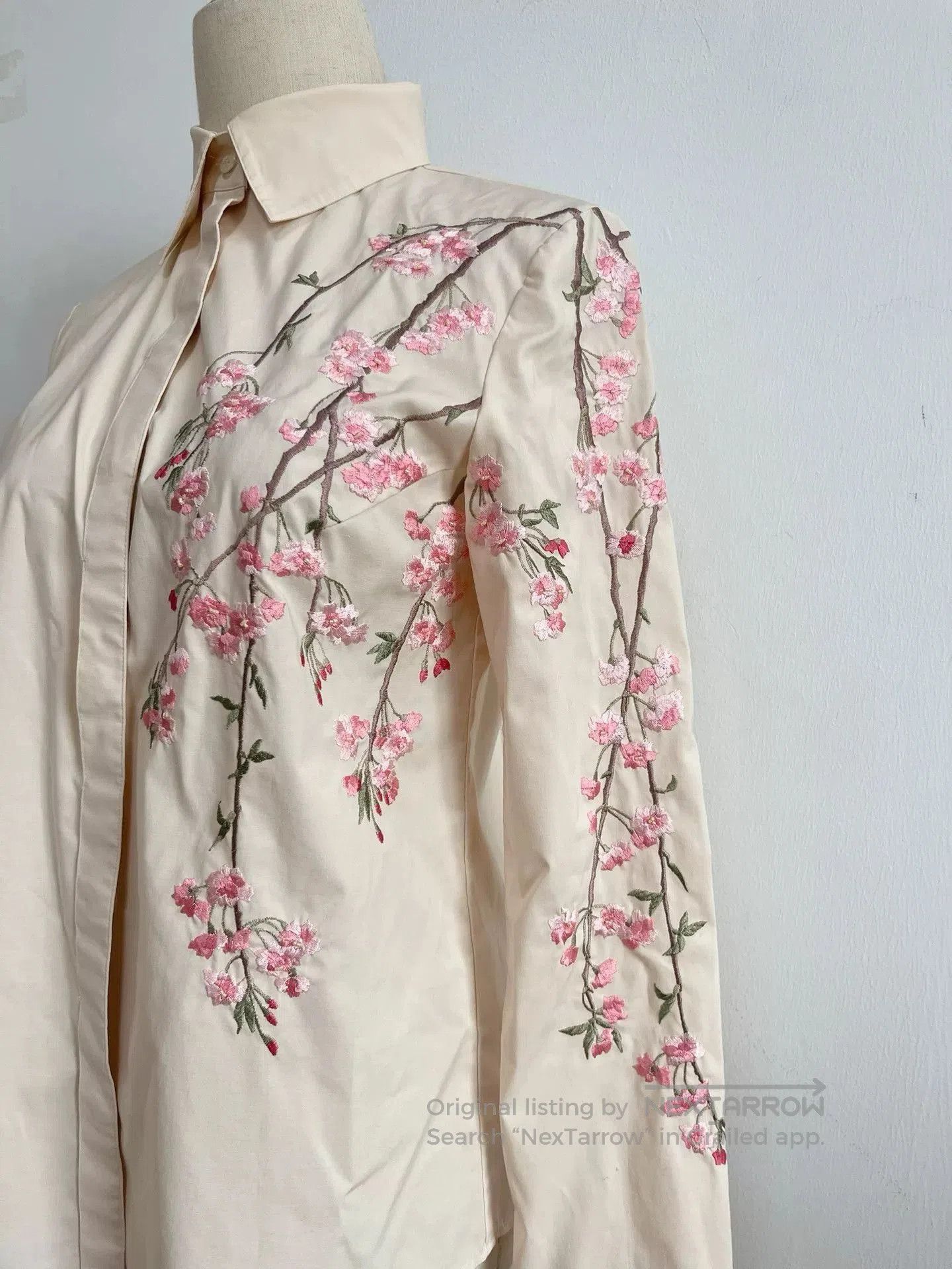 Vivienne Tam Vivienne Tam Floral Embroidered Shirt. Size XS / US 0-2 / IT 36-38 - 5 Thumbnail