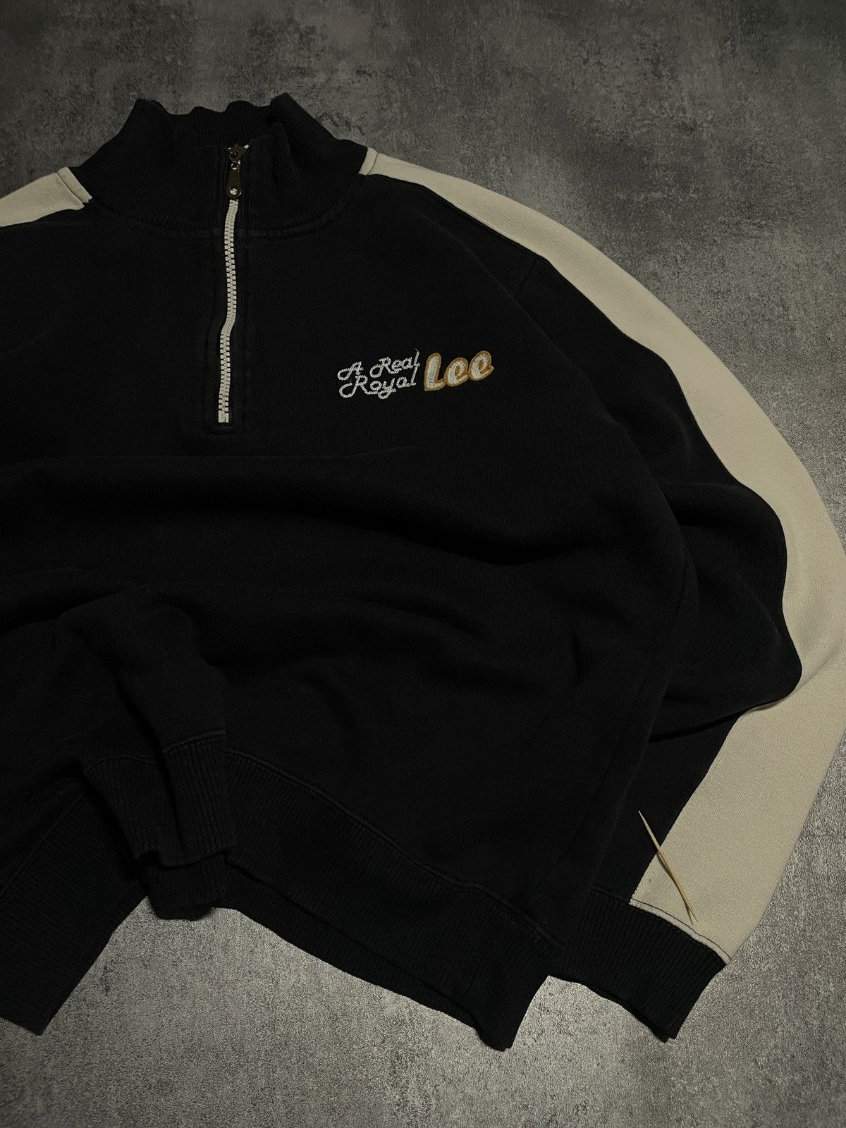 Lee 🔥RARE🔥Vintage Y2K Lee Sweatshirt Half Zip Rare Hype Boxy Size US S / EU 44-46 / 1 - 14 Thumbnail