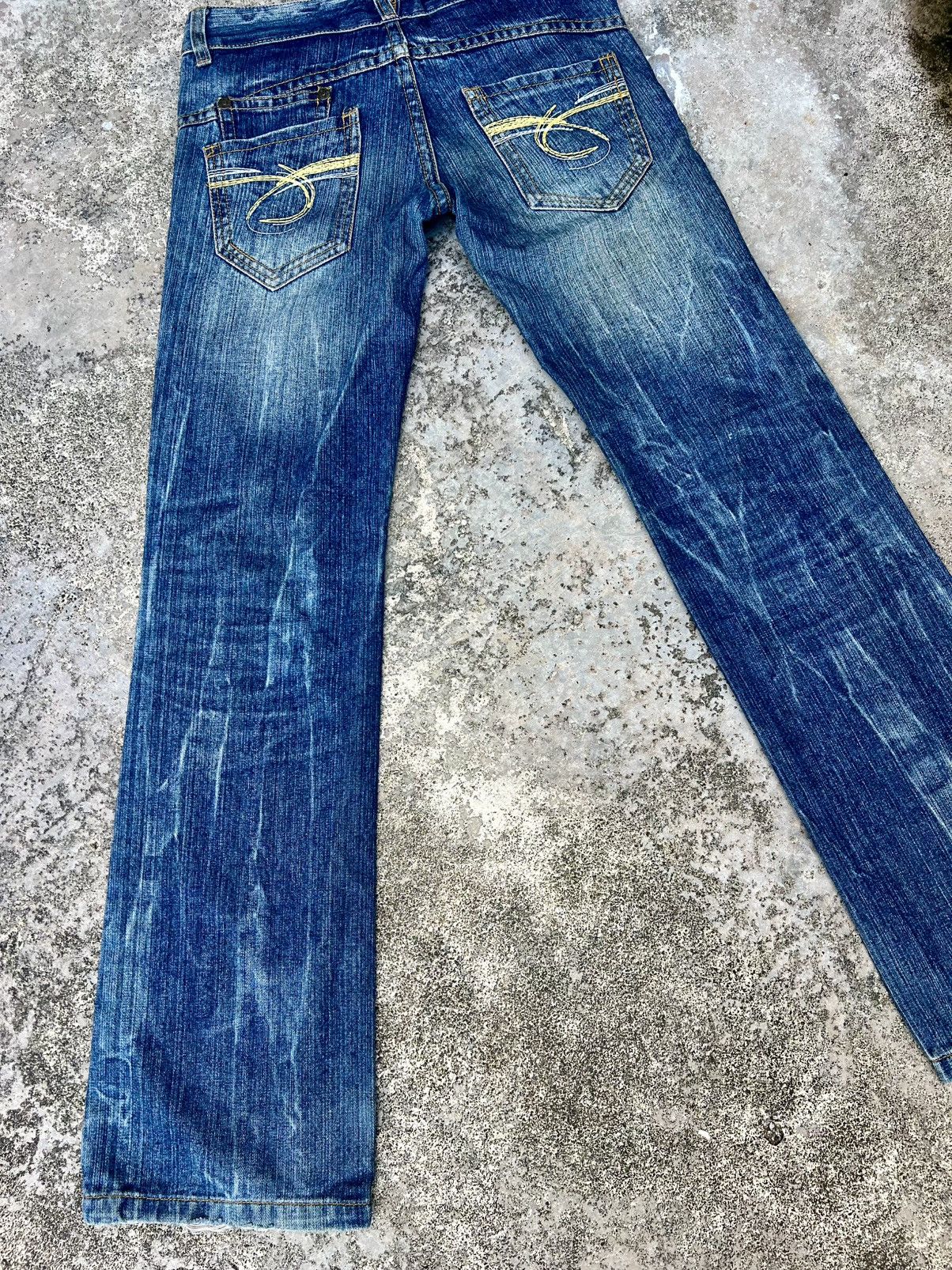 Japanese Brand × Vintage VINTAGE COME STAI? UPPEAT SMOKE FLARED DENIM Size US 30 / EU 46 - 14 Thumbnail