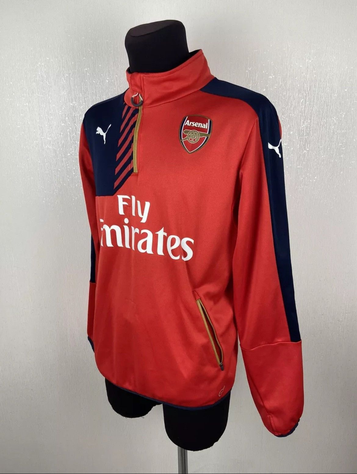 Puma Arsenal FC Training Top Jacket Half Zip Puma Size L Size US L / EU 52-54 / 3 - 2 Thumbnail