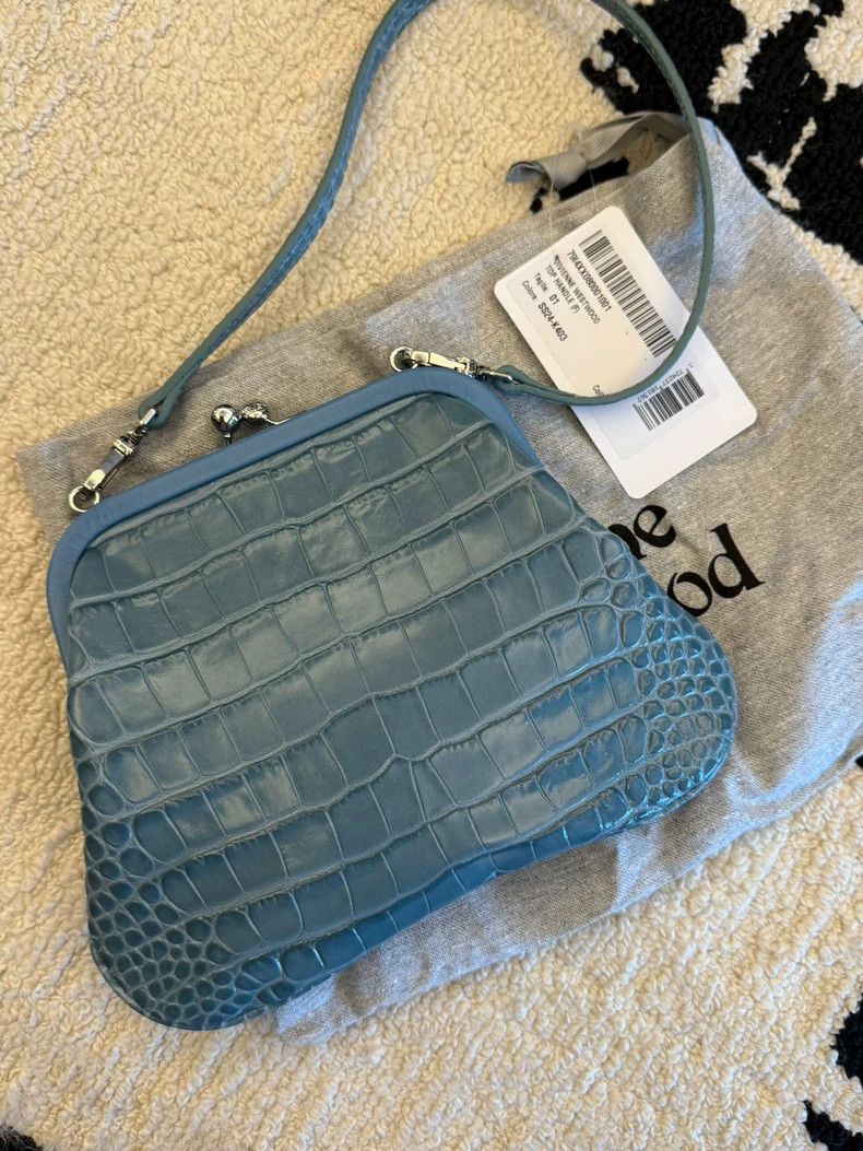 Vivienne Westwood Vivienne Westwood size os Crocodile embossed leather handba Size ONE SIZE - 2 Thumbnail