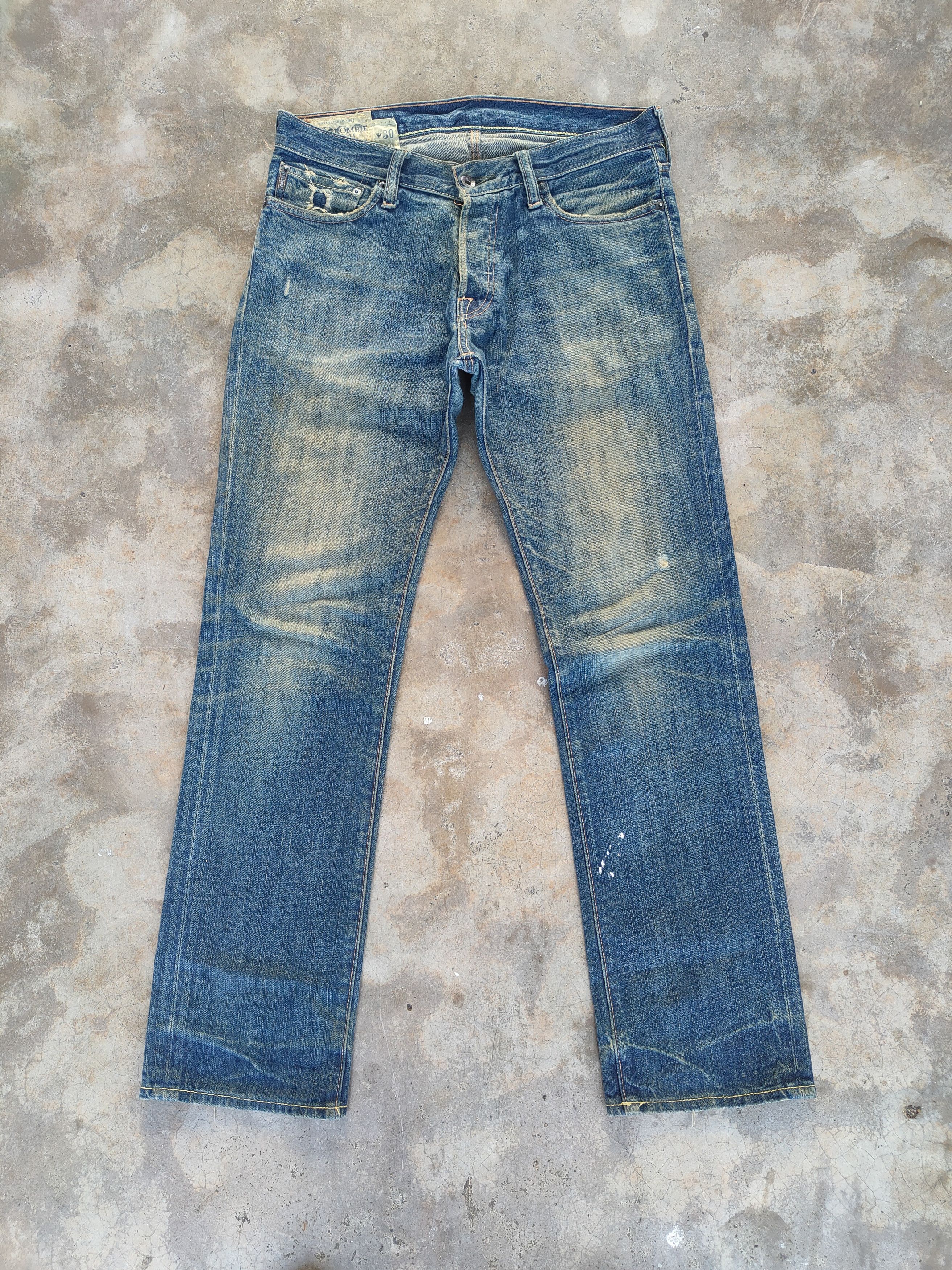 Abercrombie & Fitch VINTAGE ABERCROMBIE FLARE RUSTY FADED JEANS DENIM PANTS Size US 34 / EU 50 - 1 Thumbnail