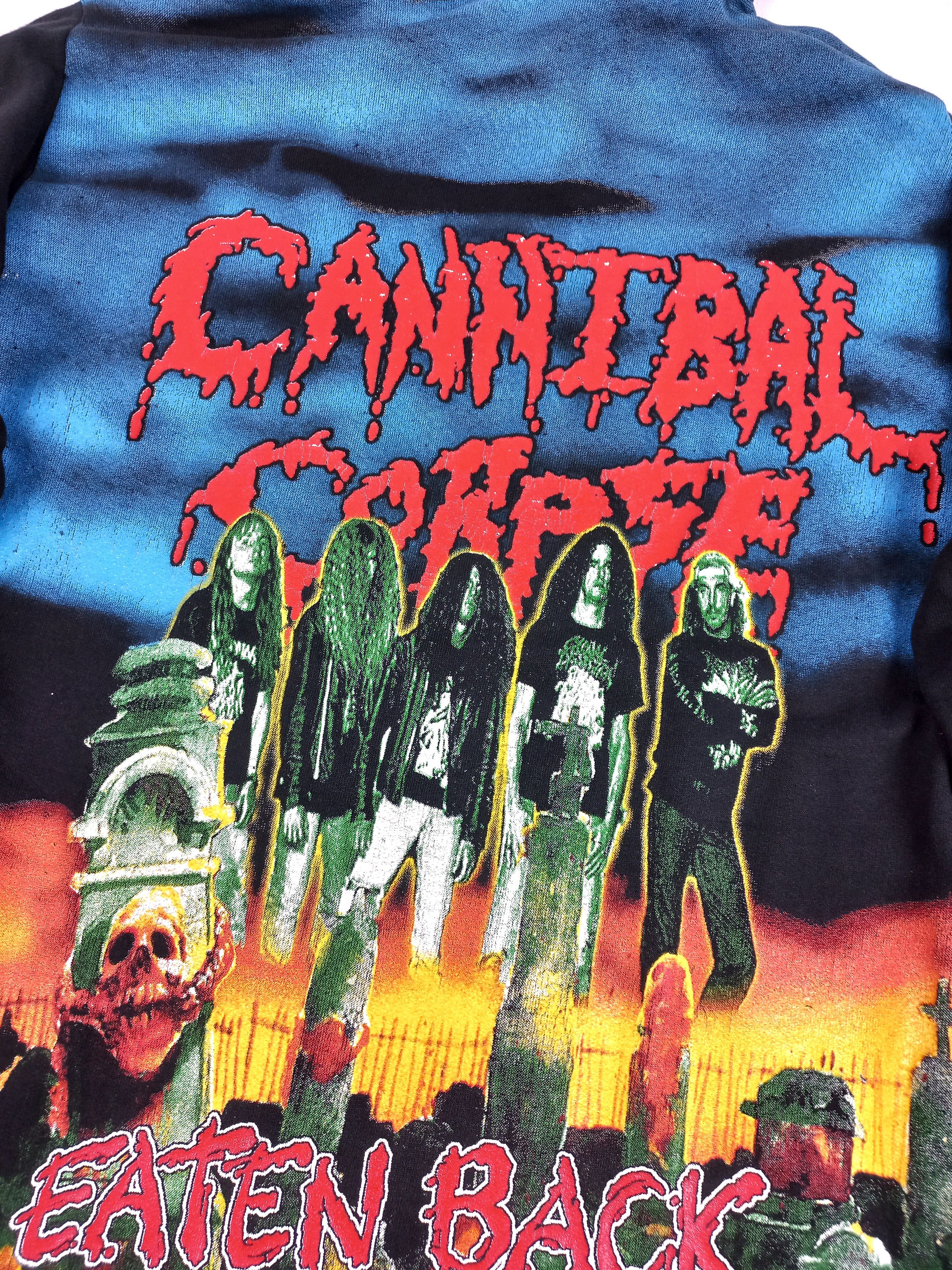 Band Tees × Vintage Cannibal Corpse vintage overprint hoodie 00s Size US S / EU 44-46 / 1 - 7 Thumbnail