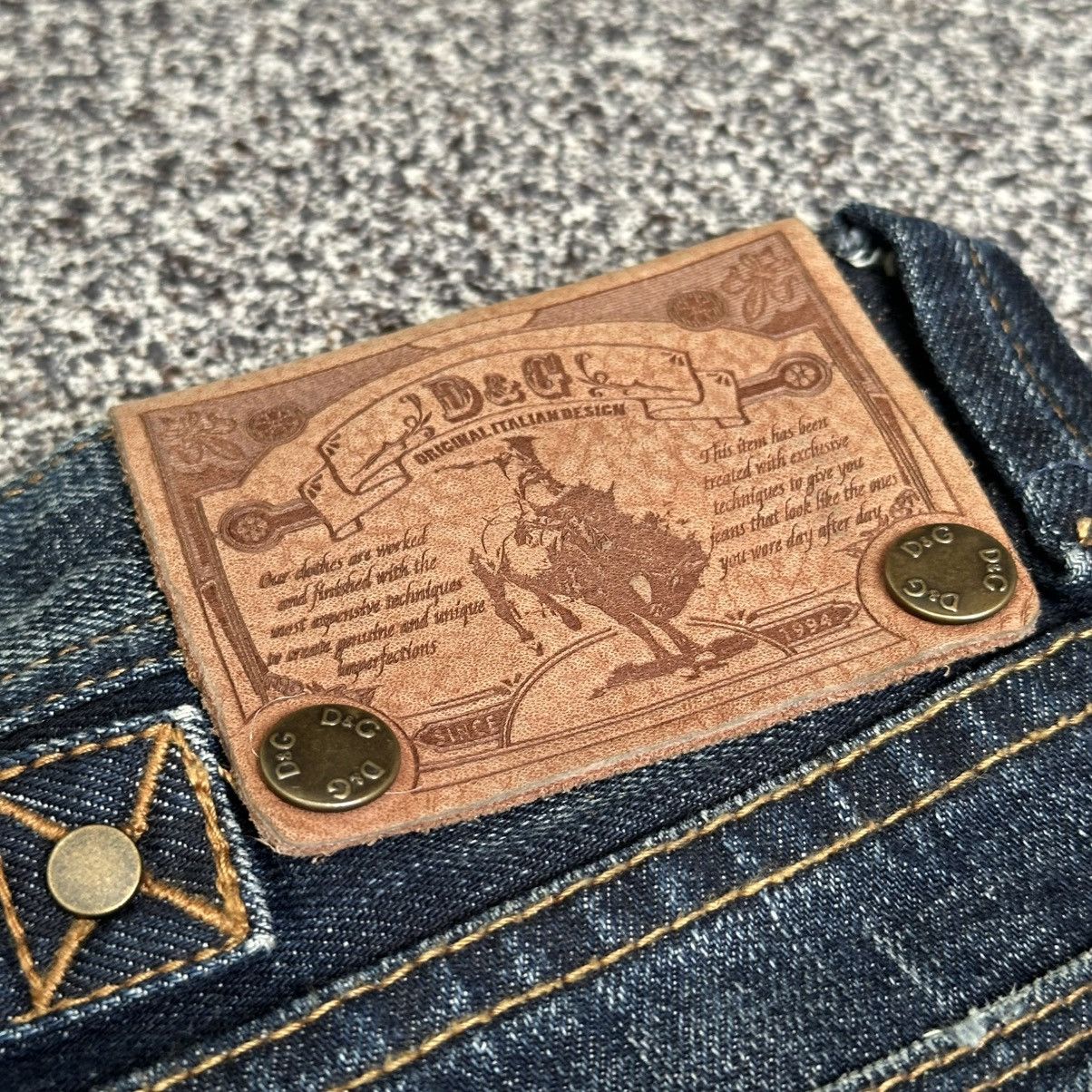 Dolce & Gabbana Dolce & Gabanna Vintage Flared Blue Jeans Y2K 2000's Retro Size 30" / US 8 / IT 44 - 12 Thumbnail