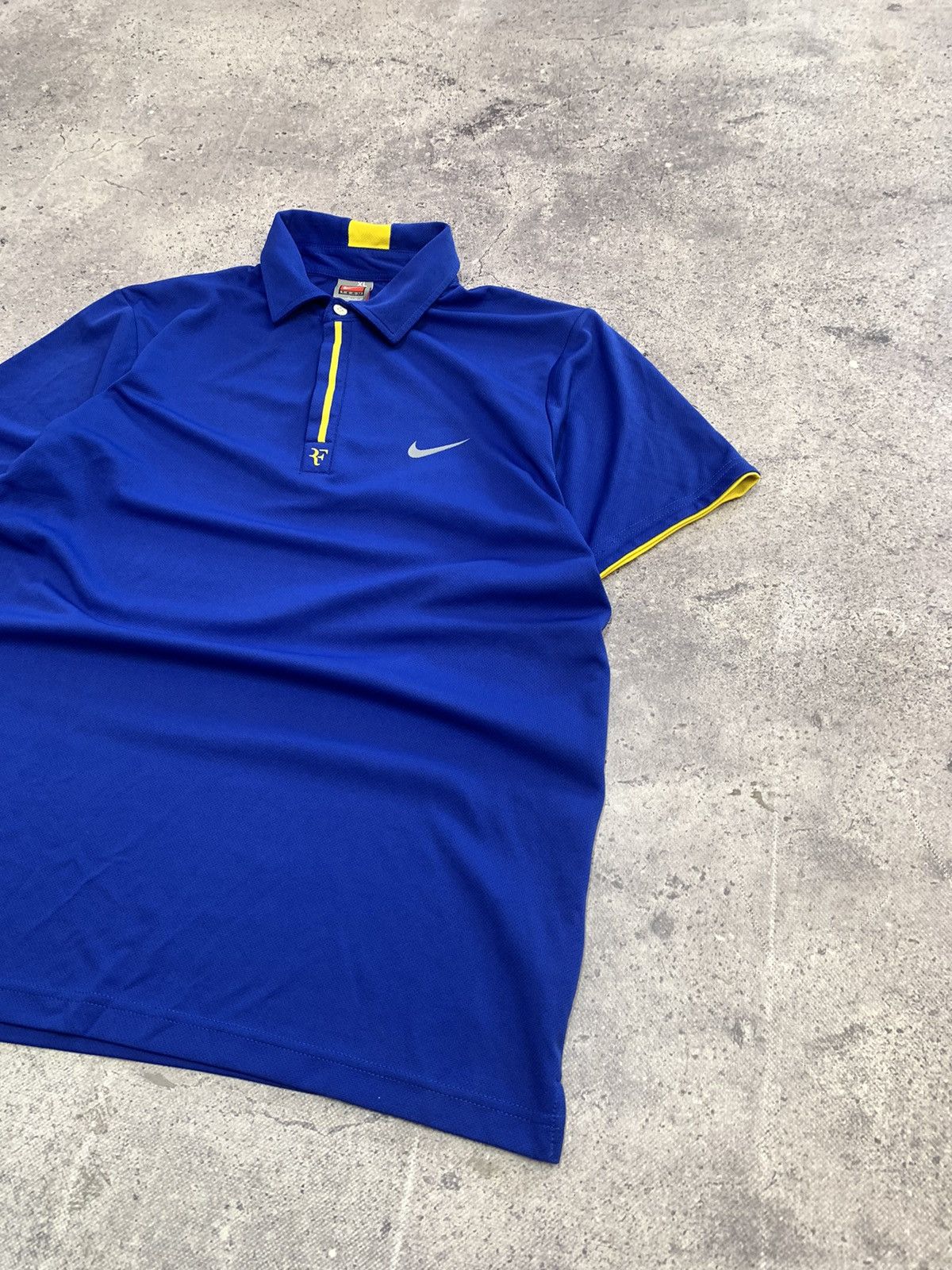 Nike × Vintage Nike RF Roger Federer tennis tee t shirt polos Size US XL / EU 56 / 4 - 6 Thumbnail