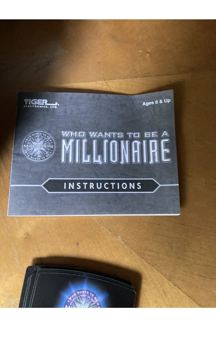 Other Vintage 2001 Who Wants To Be A Millionaire Electronic Game Size ONE SIZE - 4 Thumbnail