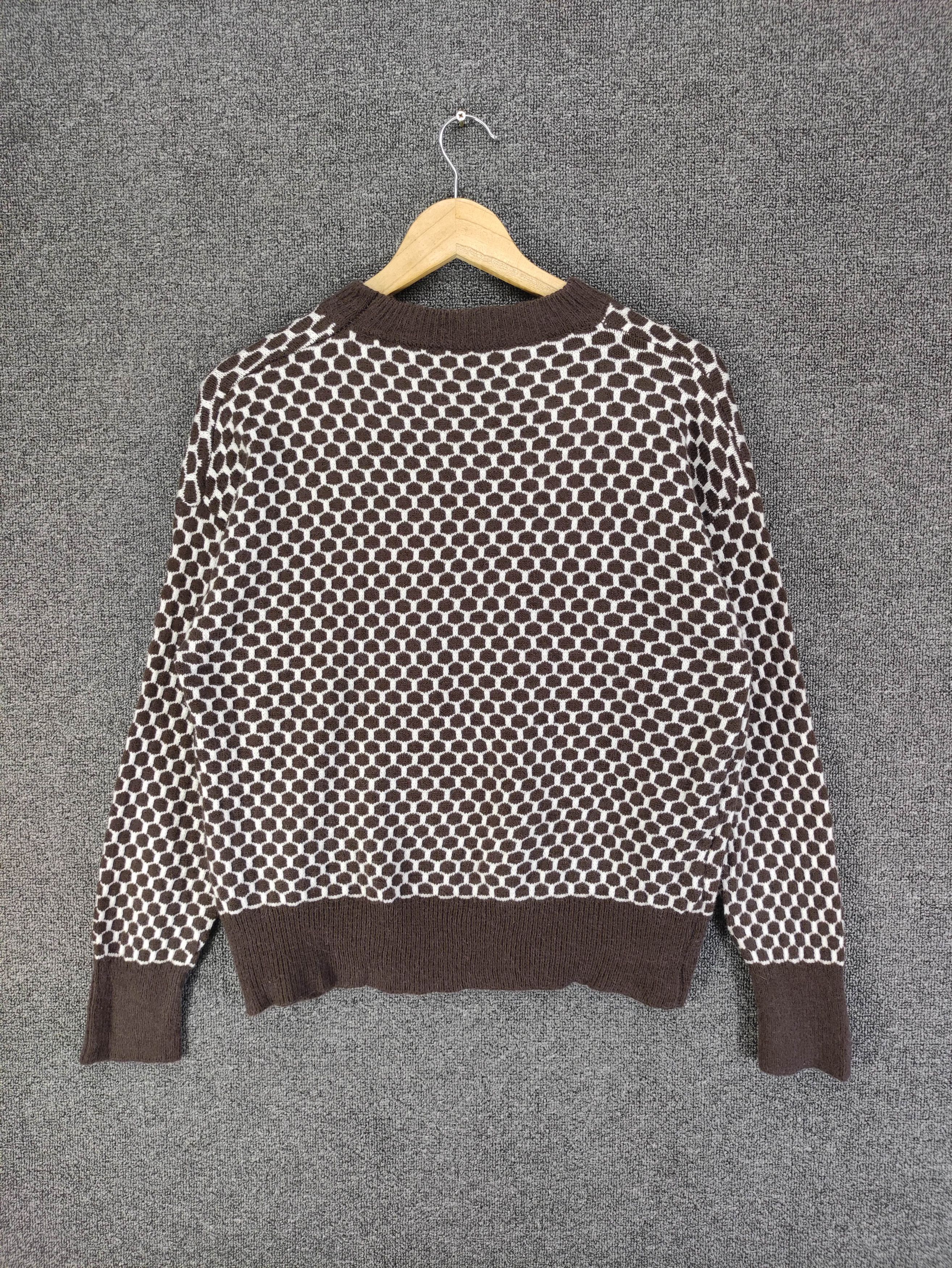 Vintage Vintage Japanese Brand knit Sweater Beehive Pattern Jumper Size M / US 6-8 / IT 42-44 - 4 Thumbnail