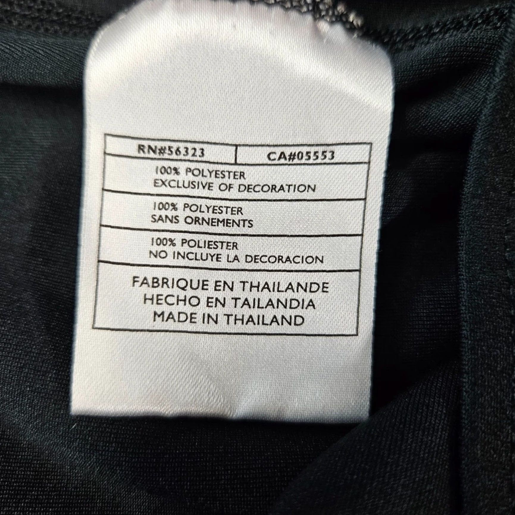 Nike Nike Womens Shorts L Solid Black High Rise Polyester Pull On Size 36" / US 14 / IT 50 - 4 Thumbnail