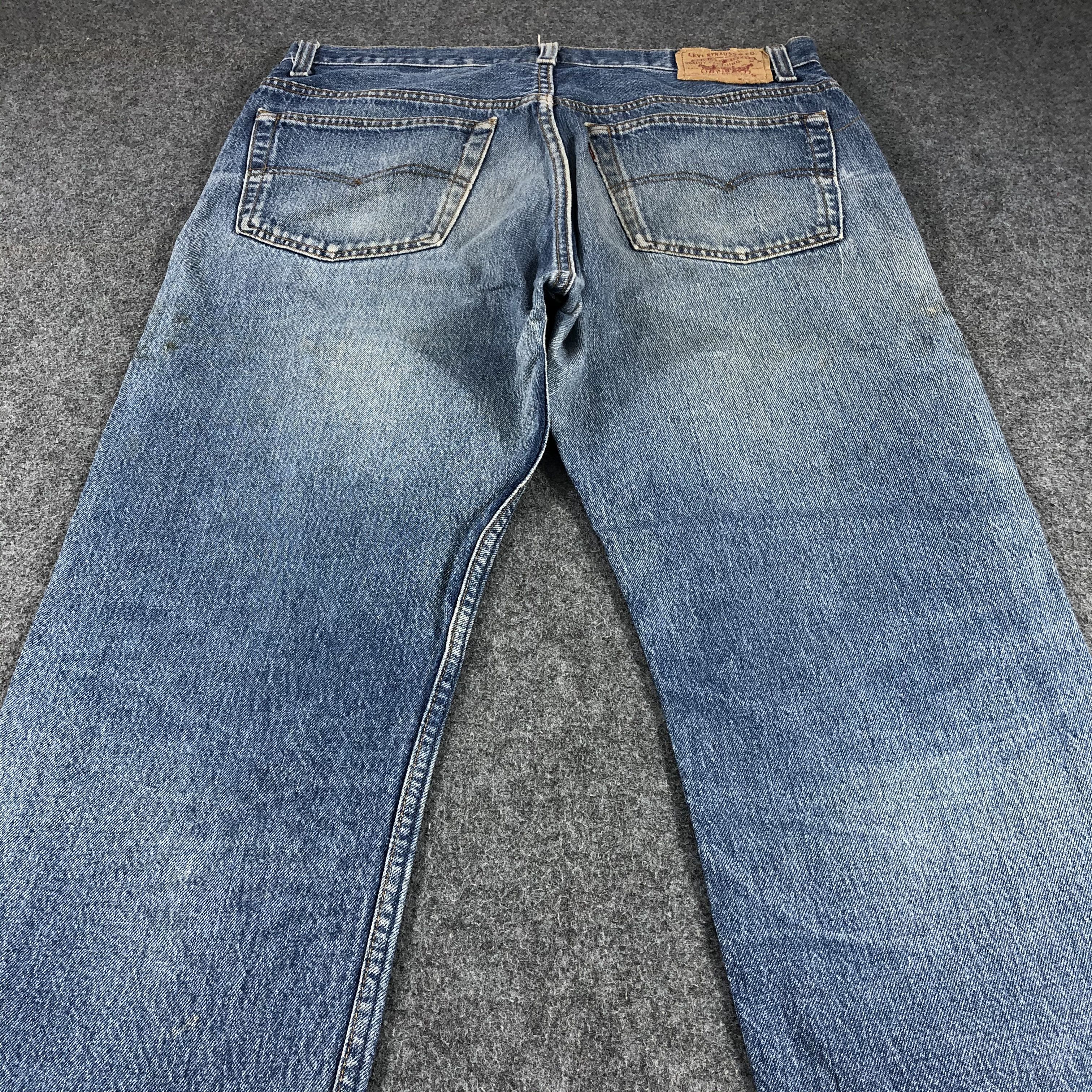 Levi's Vintage 90s Levis 501 Jeans-JM919 Size US 36 / EU 52 - 4 Thumbnail
