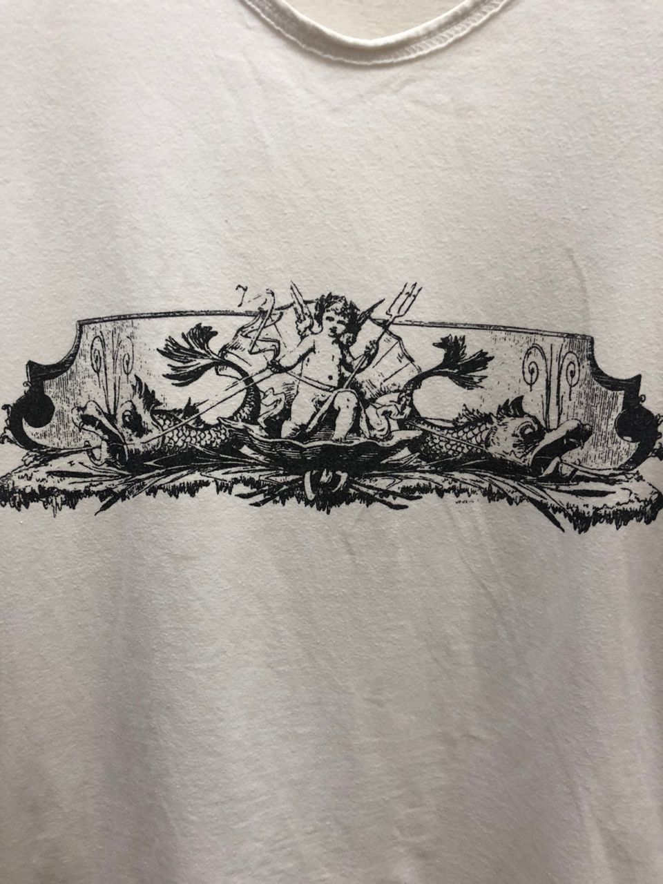 Vintage vintage Hare sea angel fish on sea Tshirt made in japan Size US L / EU 52-54 / 3 - 1 Thumbnail