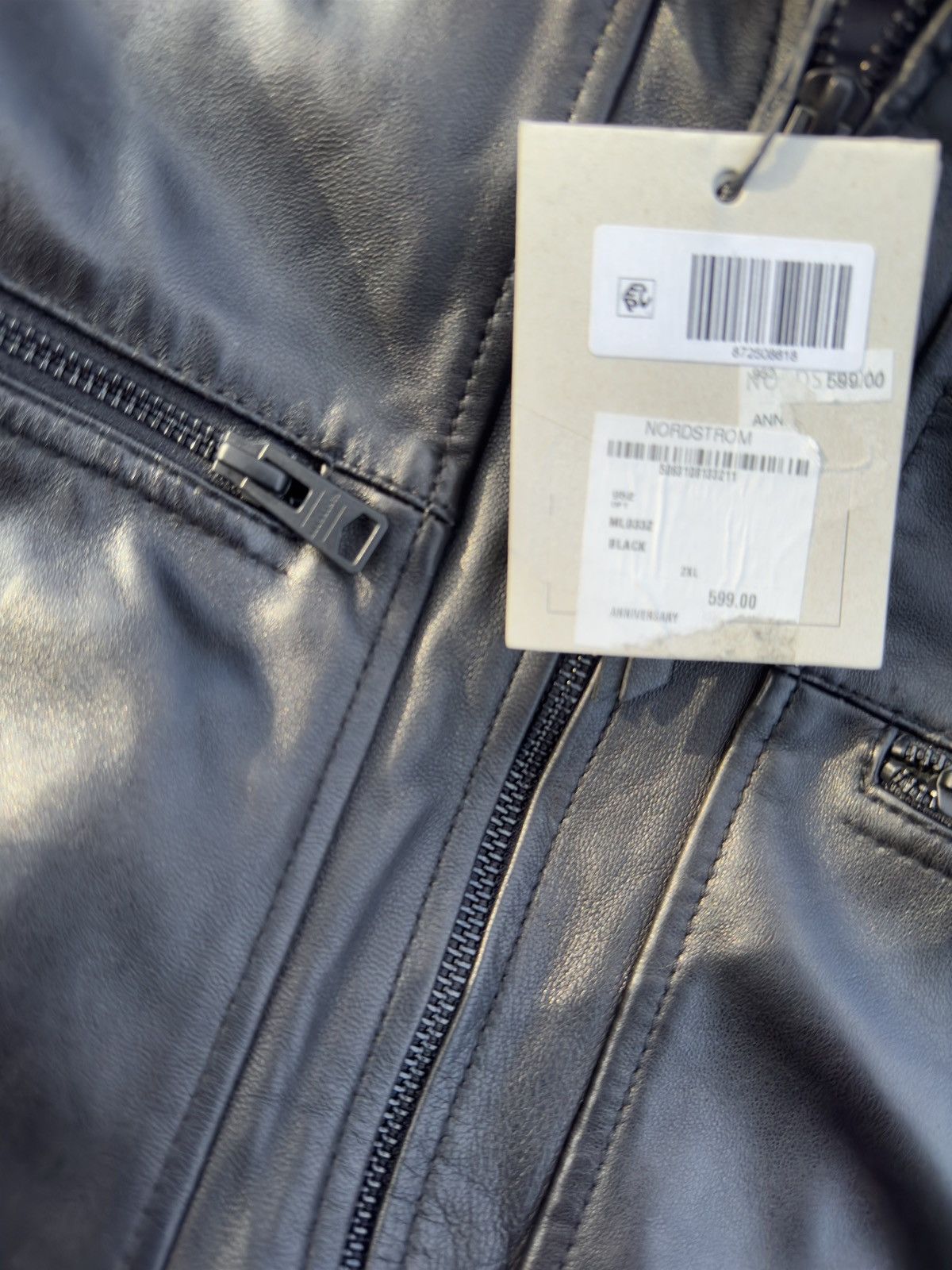 Allsaints All Saints Leather Jacket Size US L / EU 52-54 / 3 - 5 Thumbnail